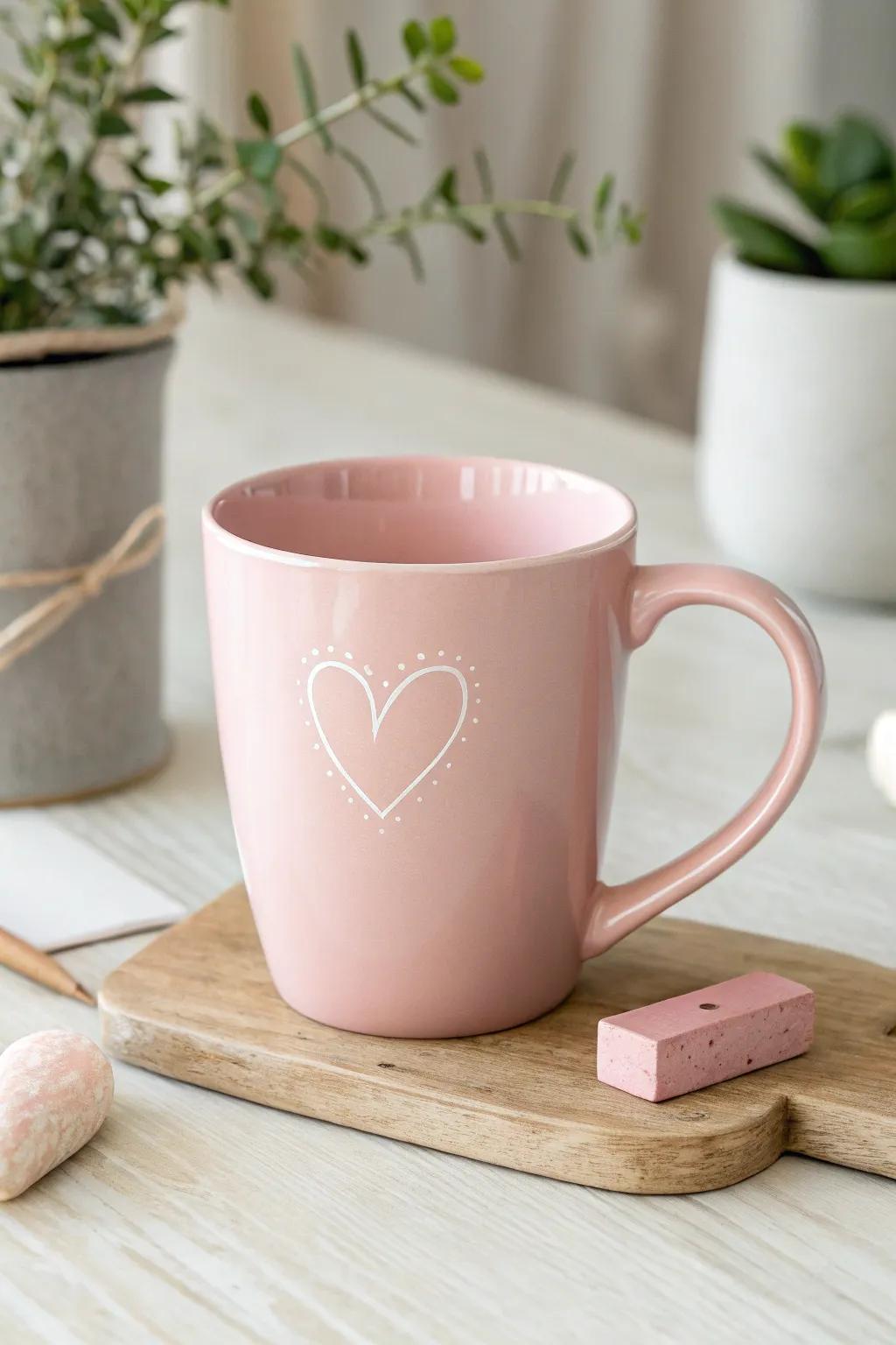 Craft your own love story with customizable mugs – the perfect personalized Valentine gift!