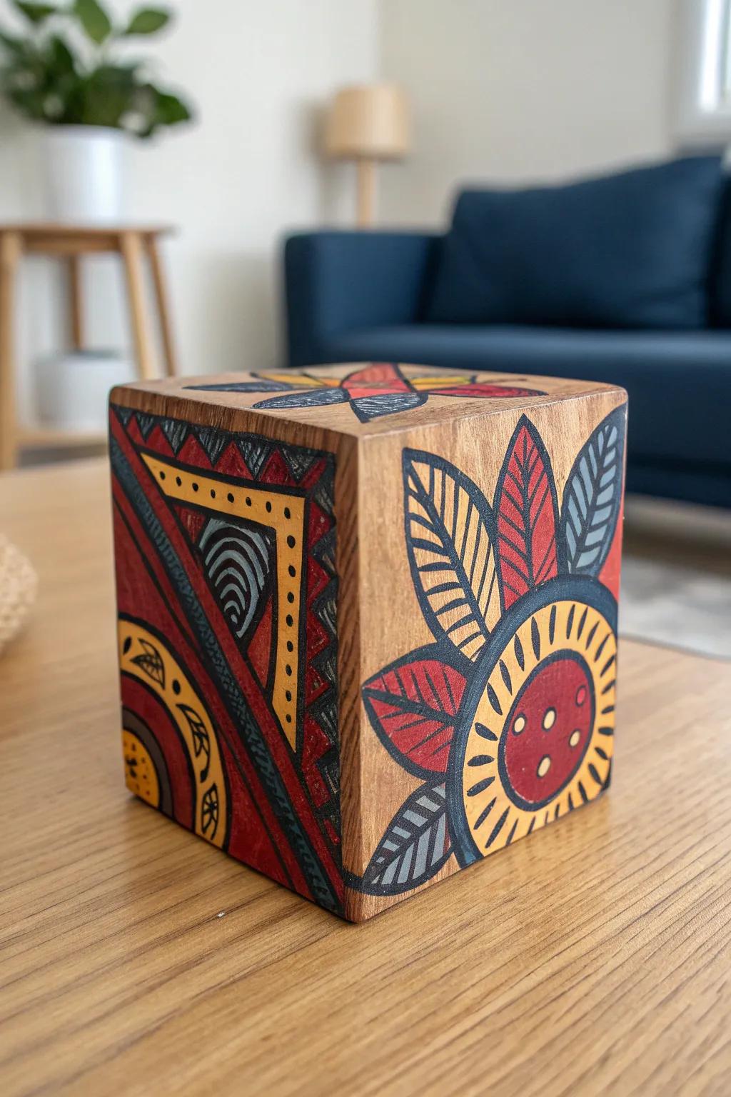 Transform your area via vibrant block artistry that unifies daring hues and elaborate patterns, impeccable for a minimalistic yet lively aesthetic.