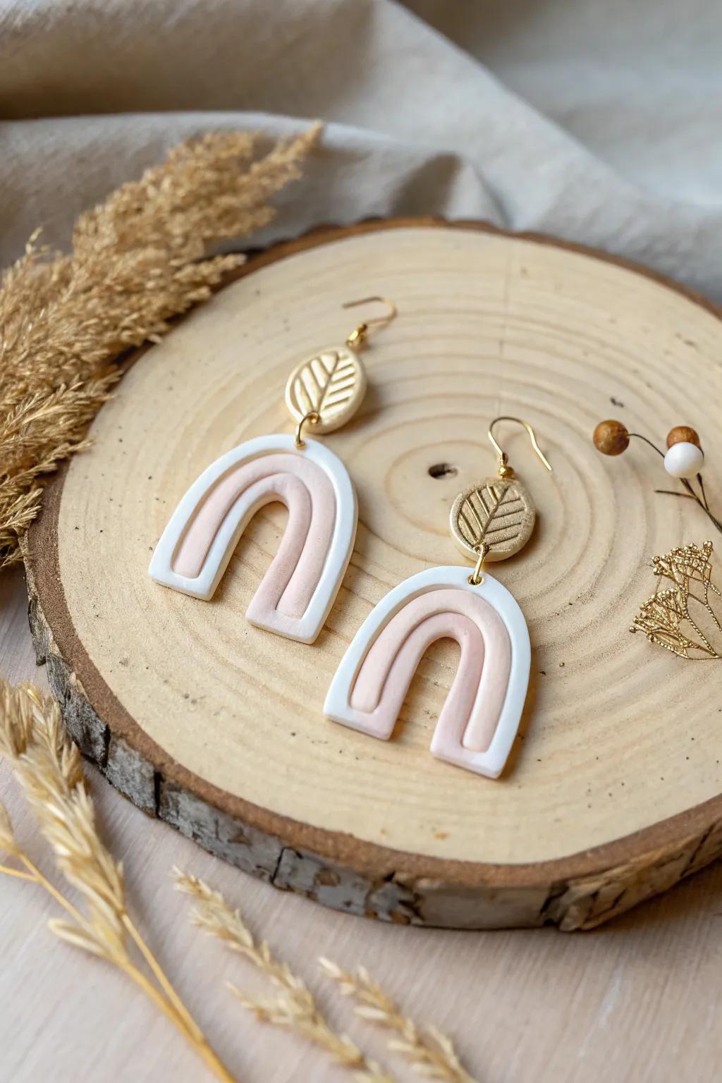 Enhance your personal style with these whimsical clay adornments, where minimalism encounters a dash of free-spirited charm.