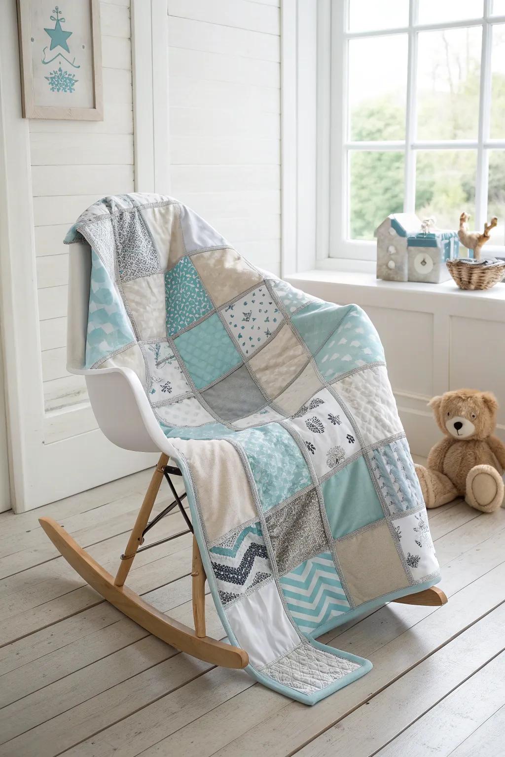 Fashion a cozy haven for your little one with our charming patchwork quilt concepts, intermingling simplicity with unparalleled textures and hues.