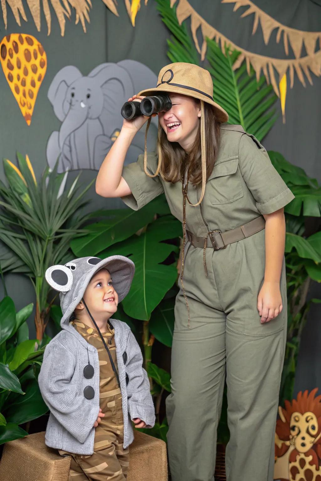 Journeys await with a safari pathfinder and her Young Elephant.