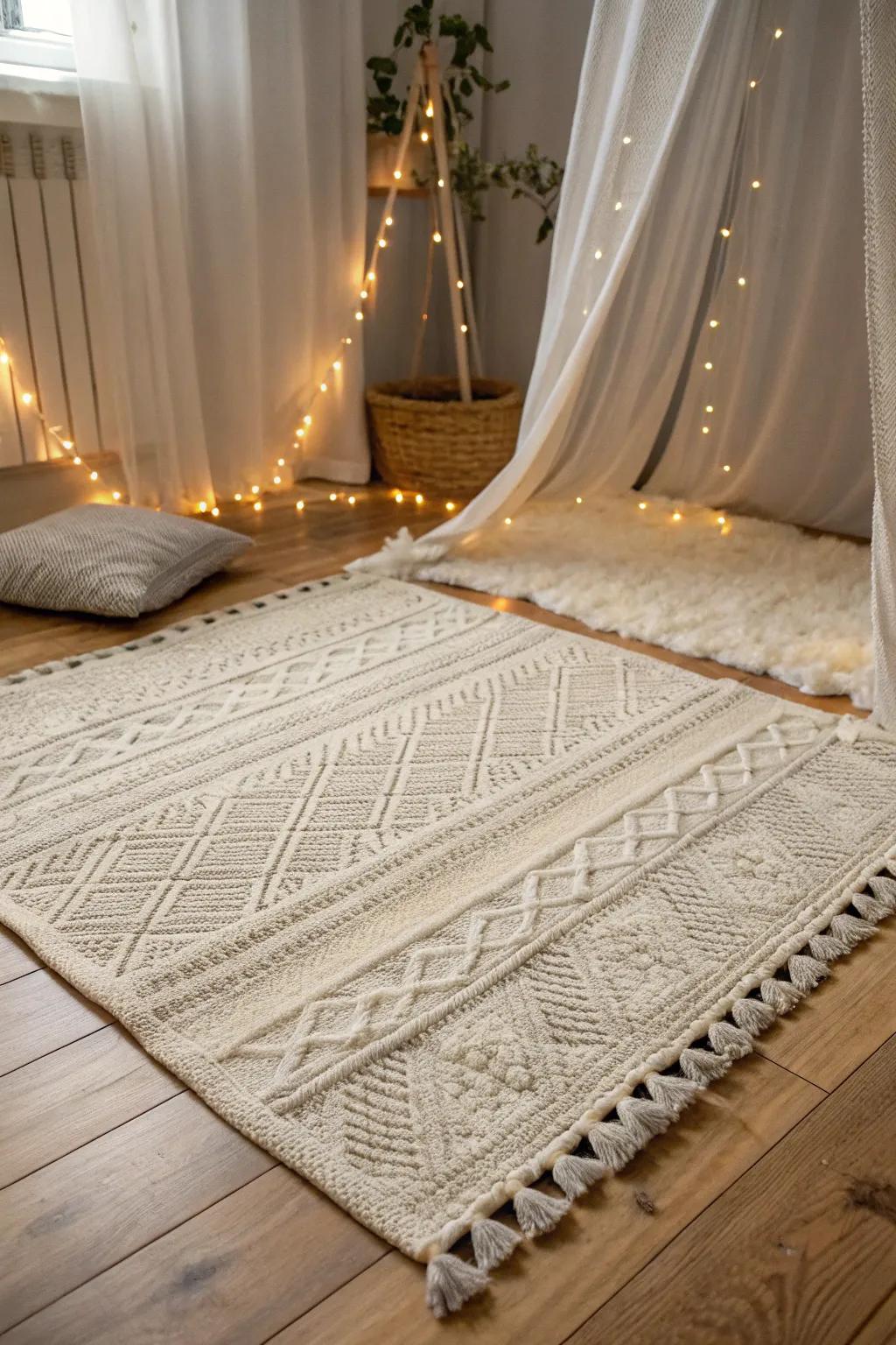 Redesign your area into a snug getaway with the flawless fusion of Scandinavian minimalism and boho allure. 🌿✨