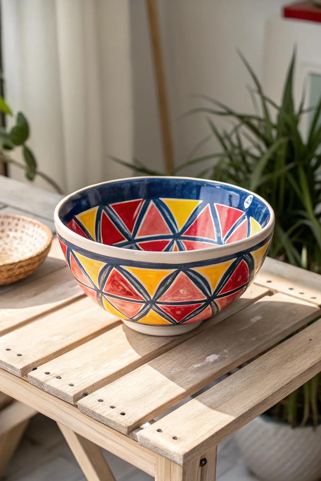 Enhance your dining ambiance with striking and radiant hues that command attention.