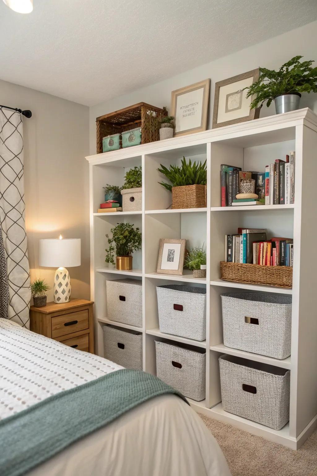 Efficient storage options sustain order and lessen tension.