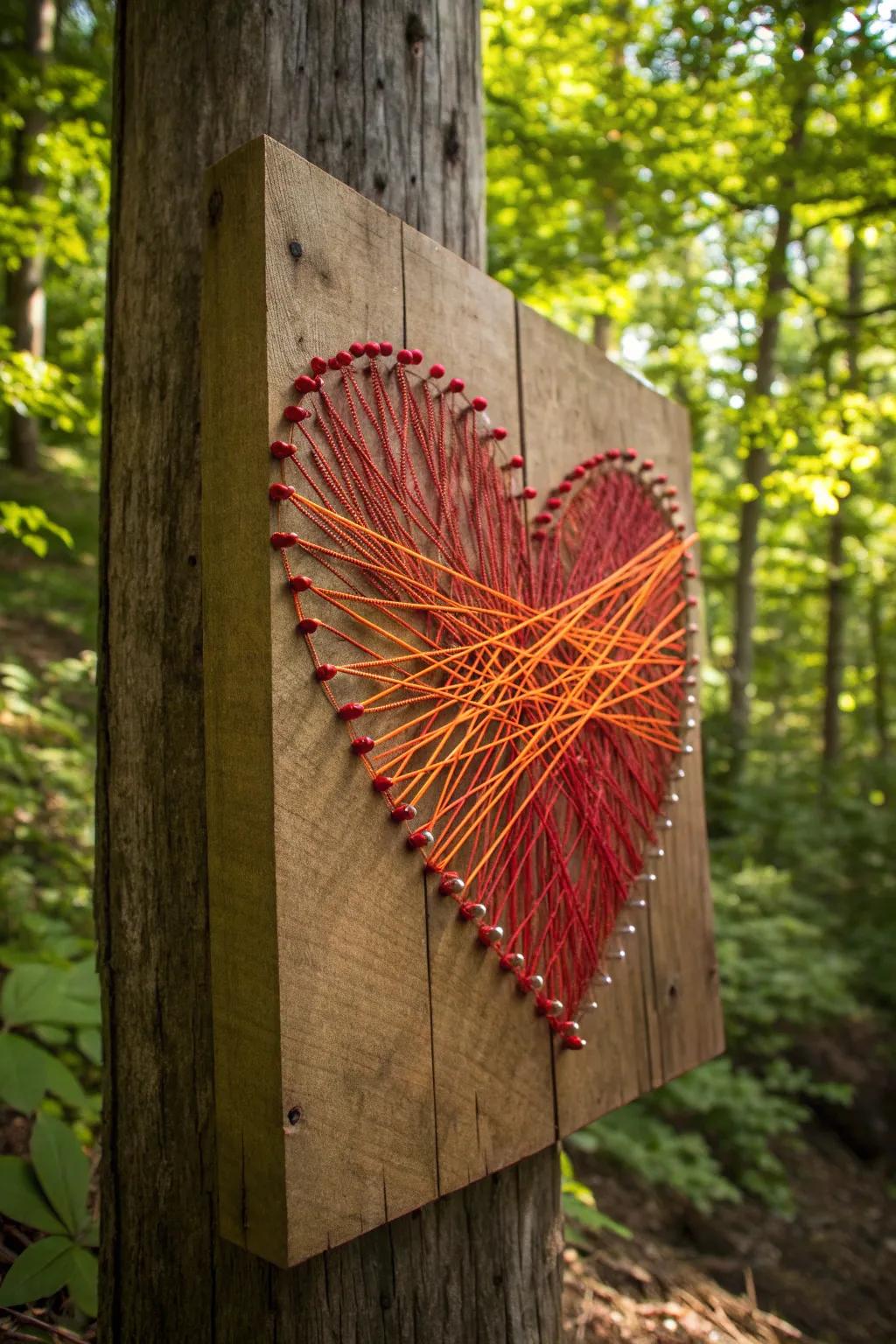 Forge a warm welcome with charming twine artistry that excels in any campsite milieu.