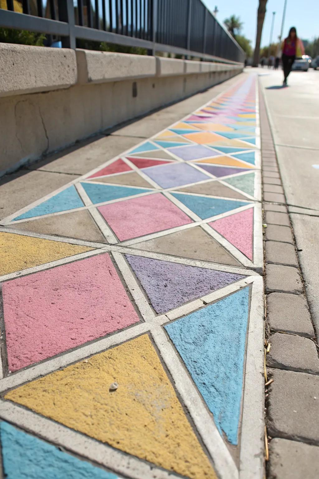 Convert your pavement into an artwork via a striking colored window chalk impression. Uncomplicated, refined, and exquisitely fashioned.
