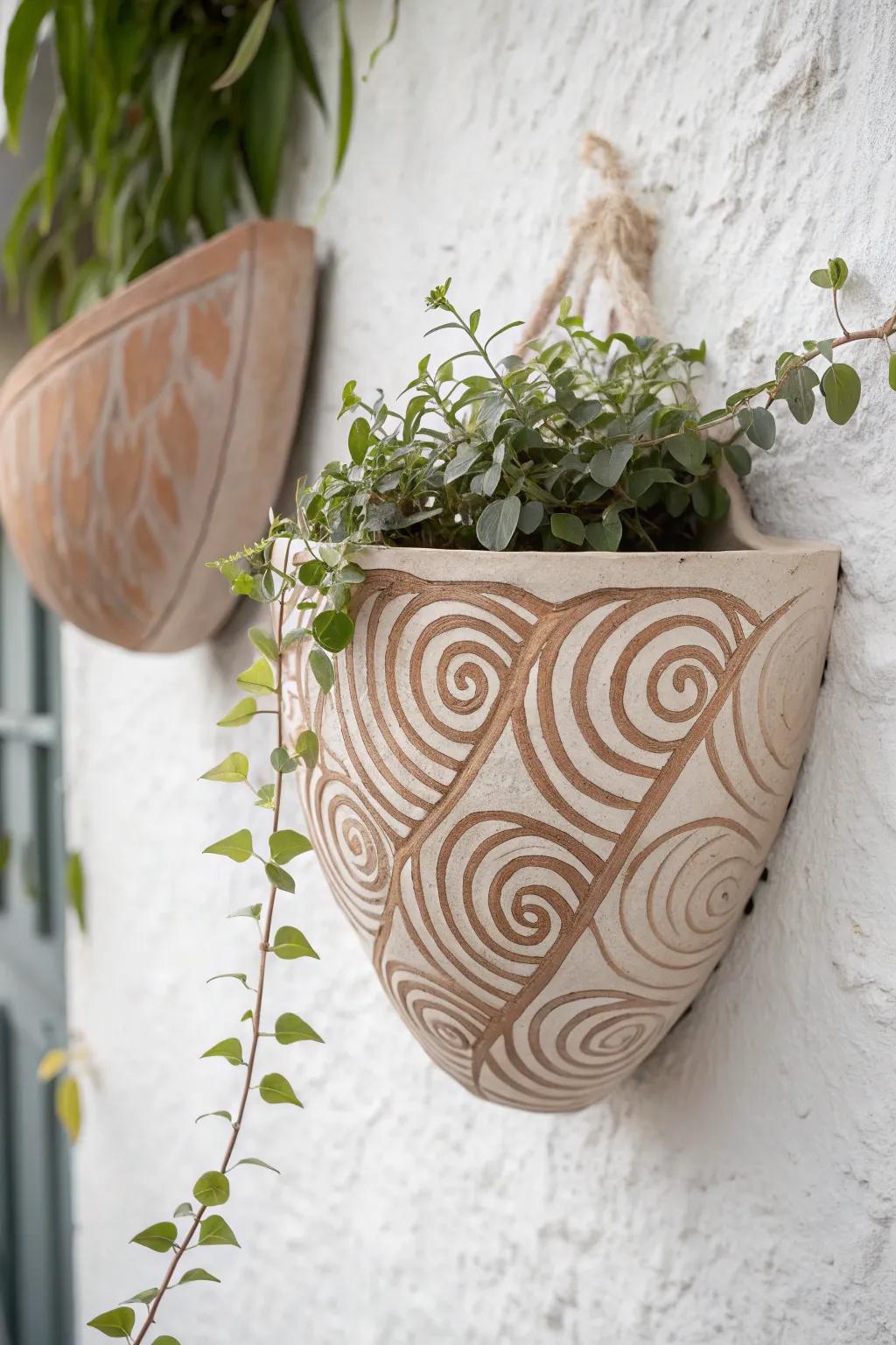 Redesign your area with the captivating elegance of non-representational wall containers.