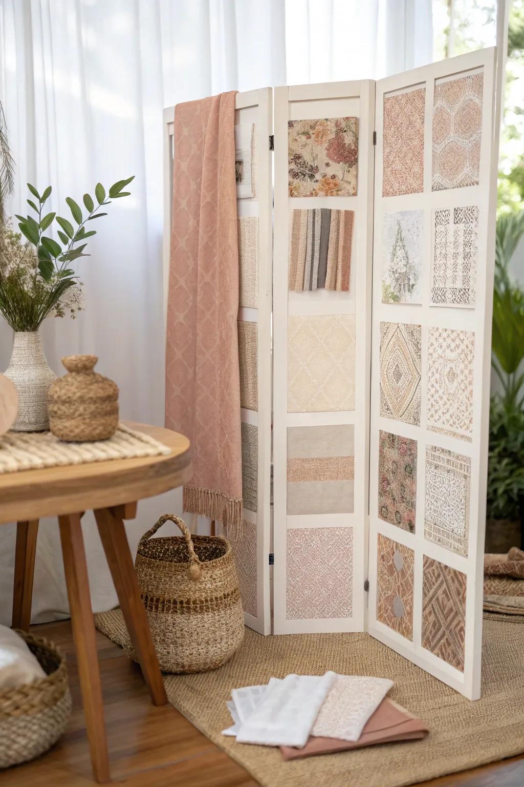 Delve into the palpable exquisiteness of textile within inventive exhibits. Embrace warmth and straightforwardness incorporating a tincture of Bohemian elegance.