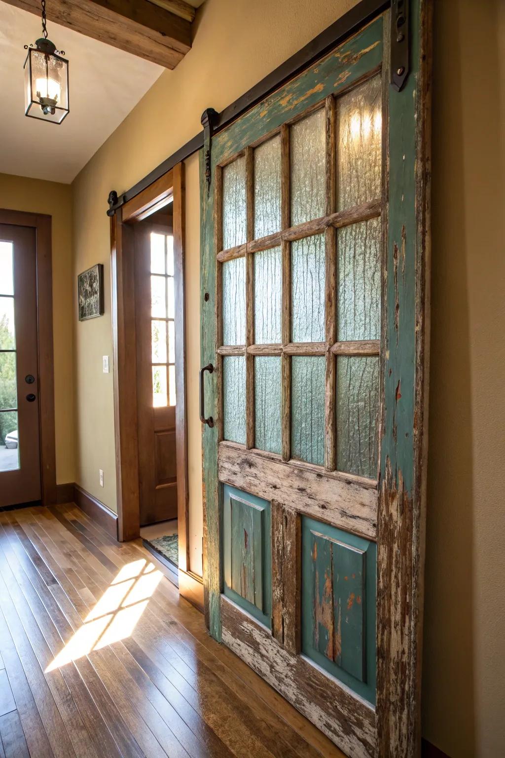 Transform your area using a classic window barn door, where antiquity converges with modern vogue.