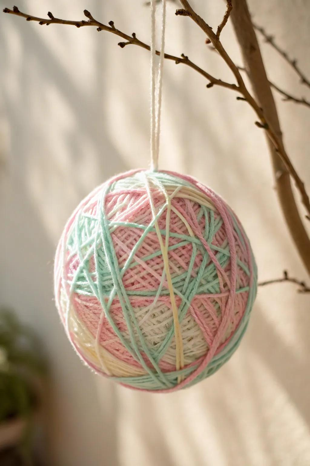 Forge your own enchanting memories with these captivating filament-wrapped ornaments, the ideal means of imbuing your holiday decor with a sprinkle of handcrafted charm.