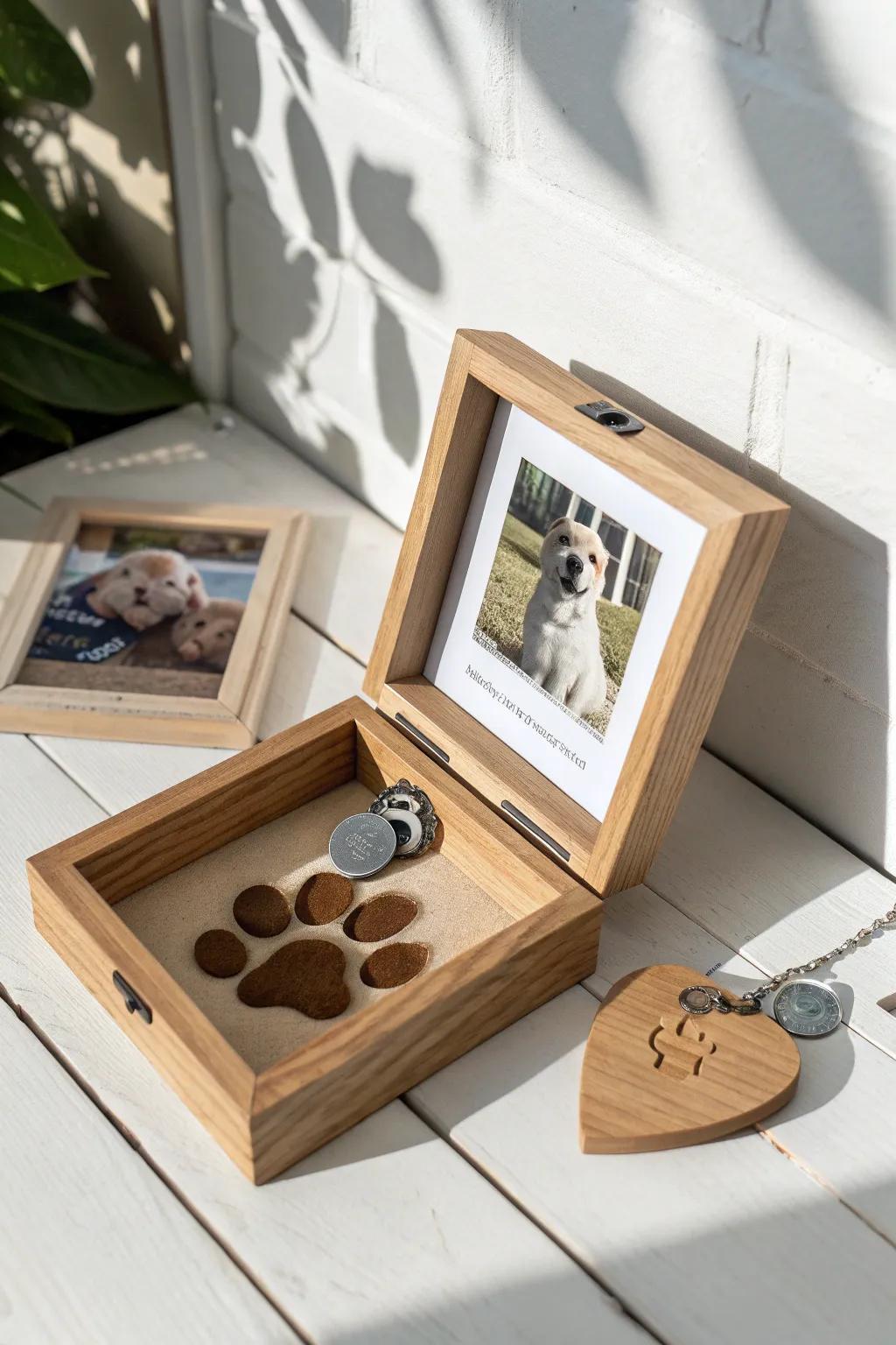 Rejoice in the affection and recollections associated alongside your furry companion employing a personalized animal companion homage shadow box.