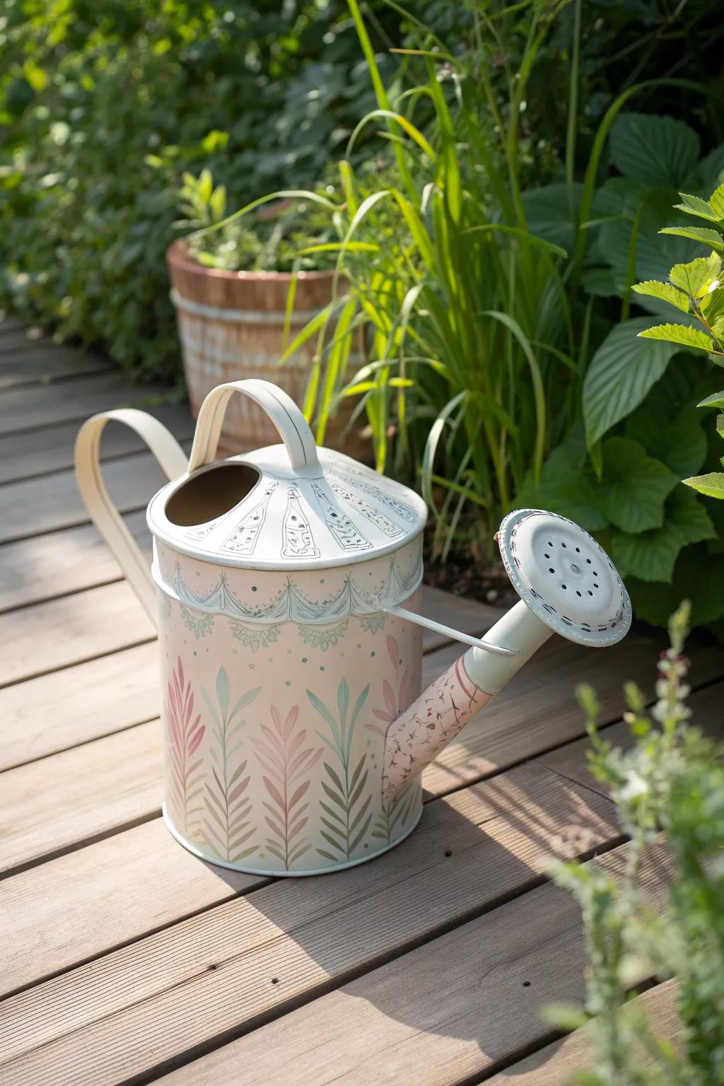 Enhance your gardening efforts with this charming DIY hydration vessel, where simplicity complements bohemian sophistication.