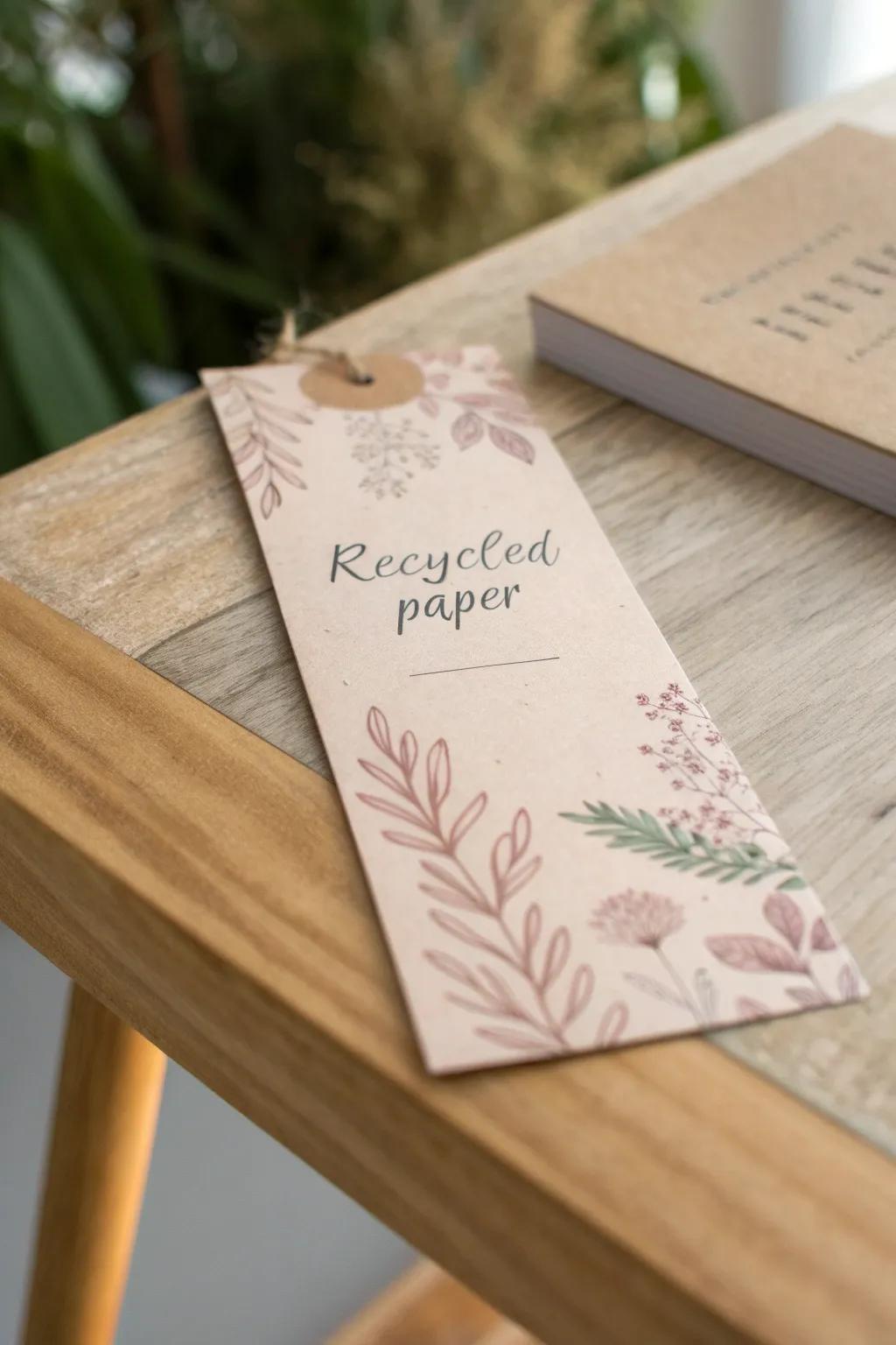 A dash of affection on each sheet: Handcrafted page markers for your esteemed grandparents.
