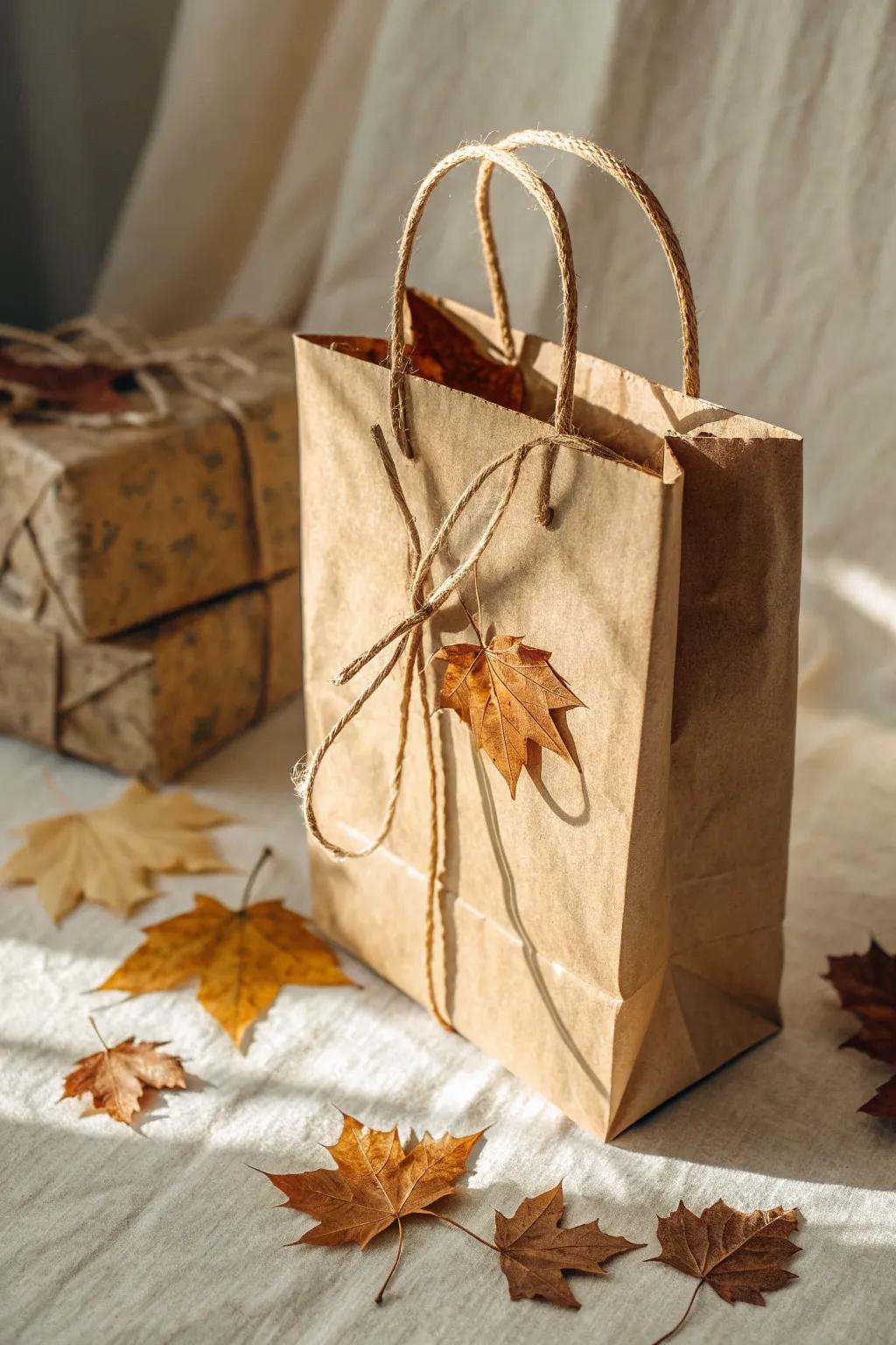 Embrace the charm of a quintessential Halloween with these eco-conscious treat sacks, ideal for imparting a natural nuance to your festivities.