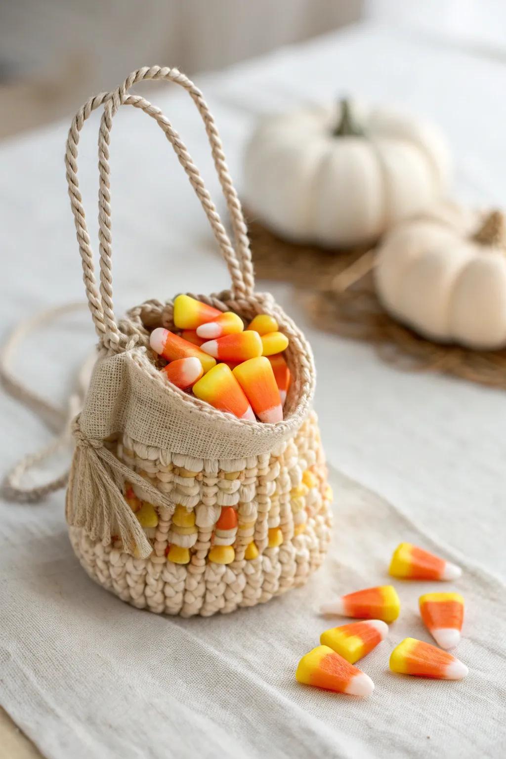 Celebrate Halloween with a hint of minimalist allure: Sweet Corn Inspired Receptacles.