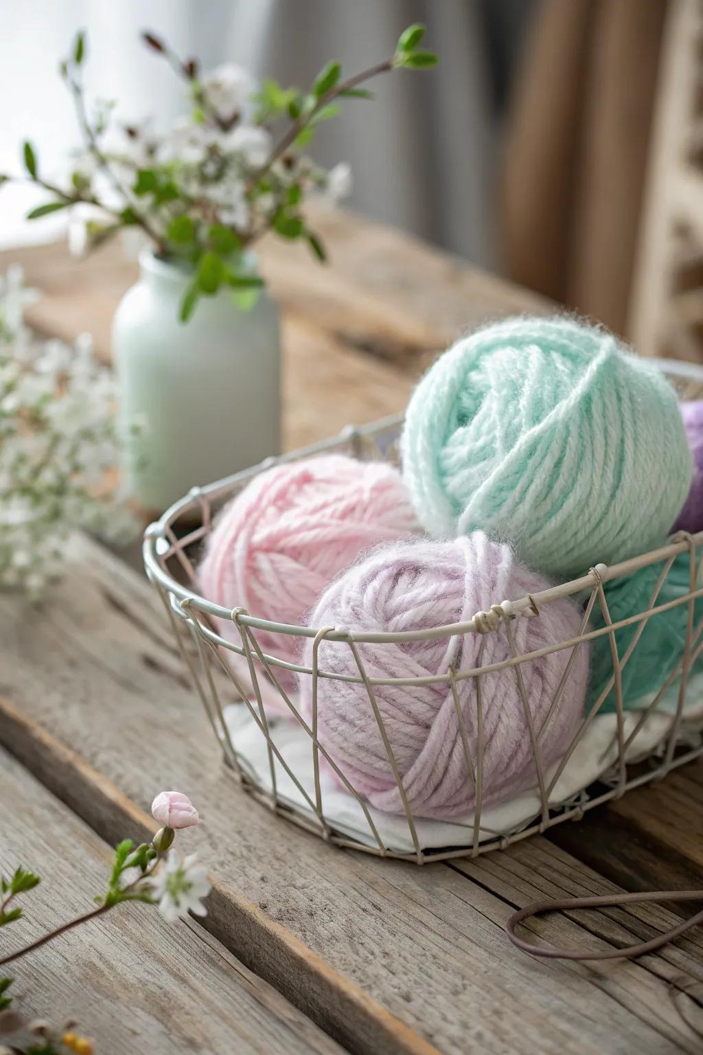 Elevate your Easter ornamentation with a hint of minimalist sophistication and bohemian charm. 🌸🌿 #ThreadEnvelopedBasket #ScandiBohoStyle