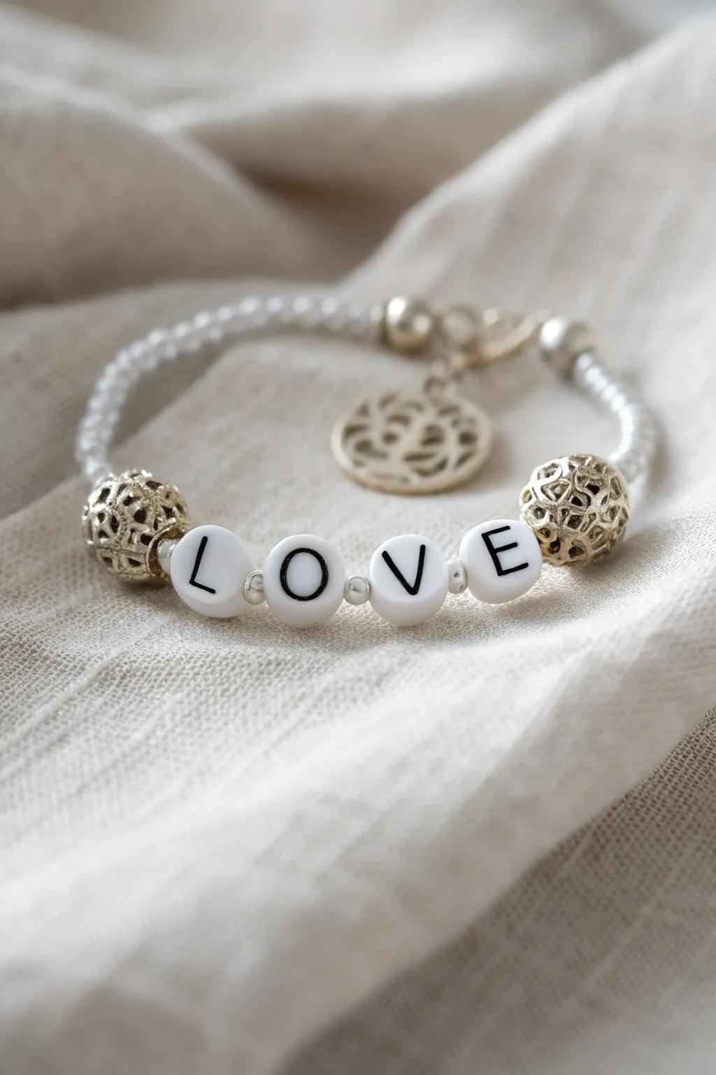 Share your story with elegance – discover the allure of customized letter bracelets.