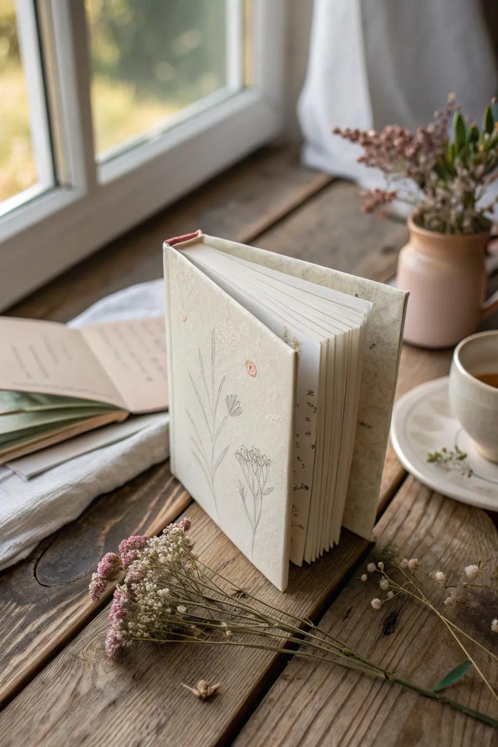 Uncover the charm of storytelling with lovingly made mini storybooks, where simplicity meets enchantment.