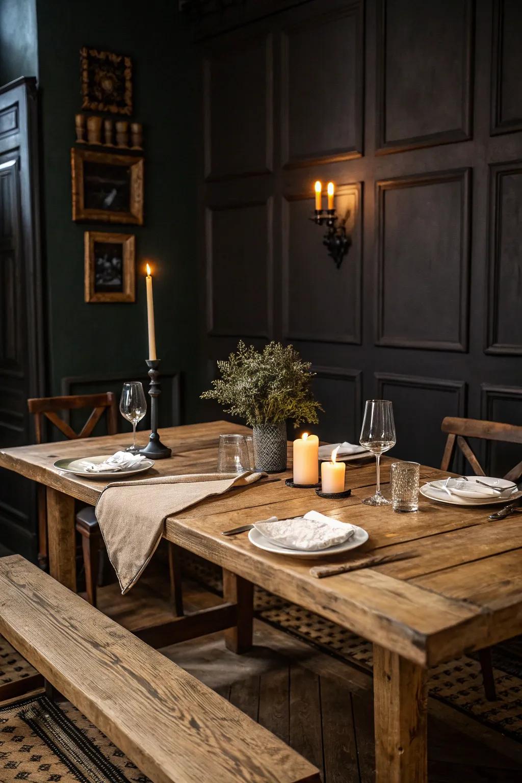 Timber components deliver warmth and natural allure.
