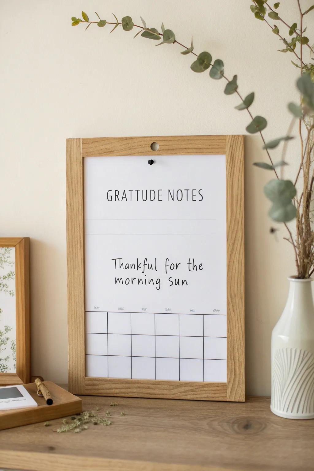 Embrace gratitude daily with this beautifully minimalist planner. A touch of simplicity and elegance for your November reflections.