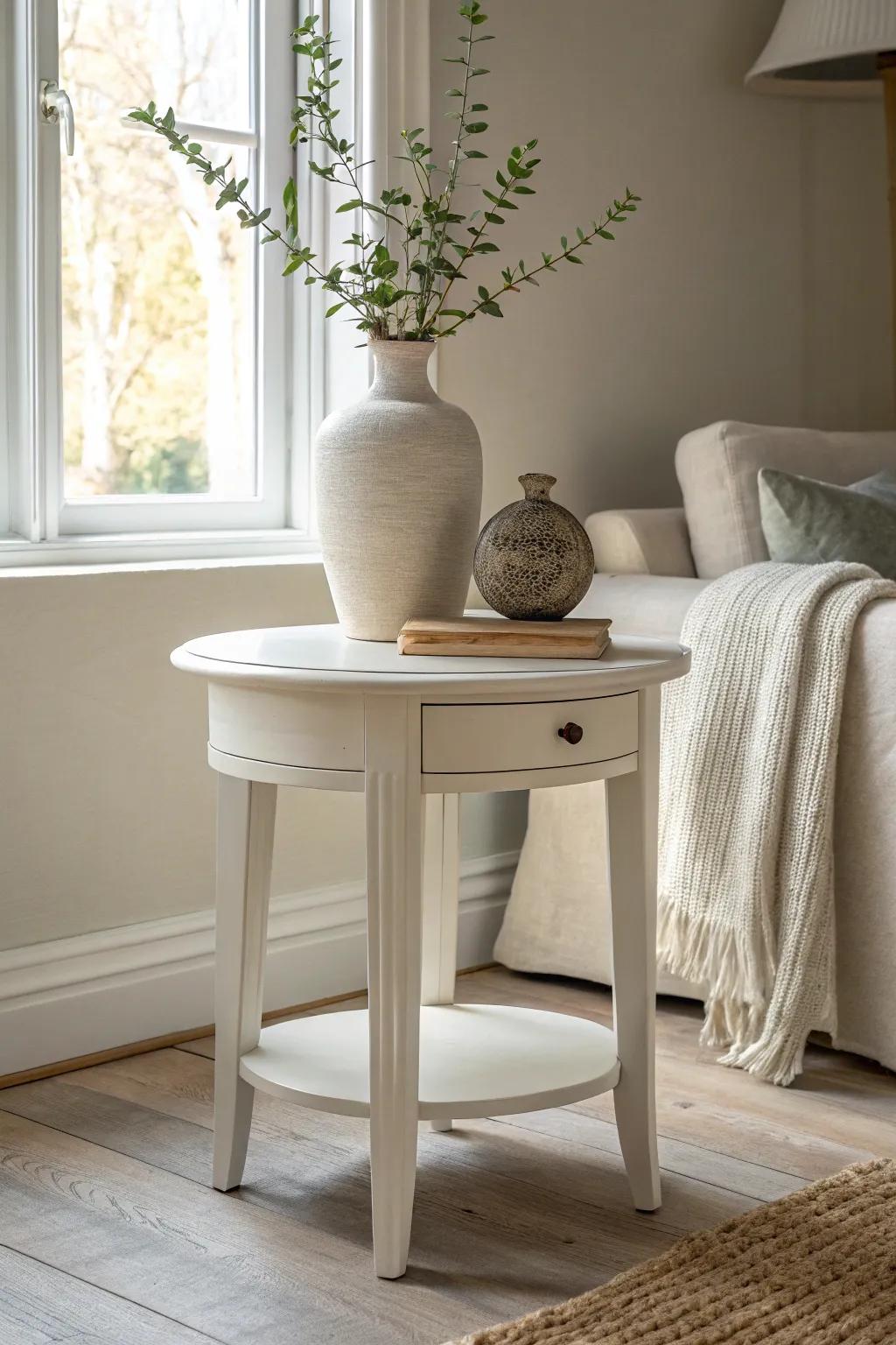 Embrace modernistic simplicity with a single-tone marvel. #ScandiBoho #MinimalistDesign