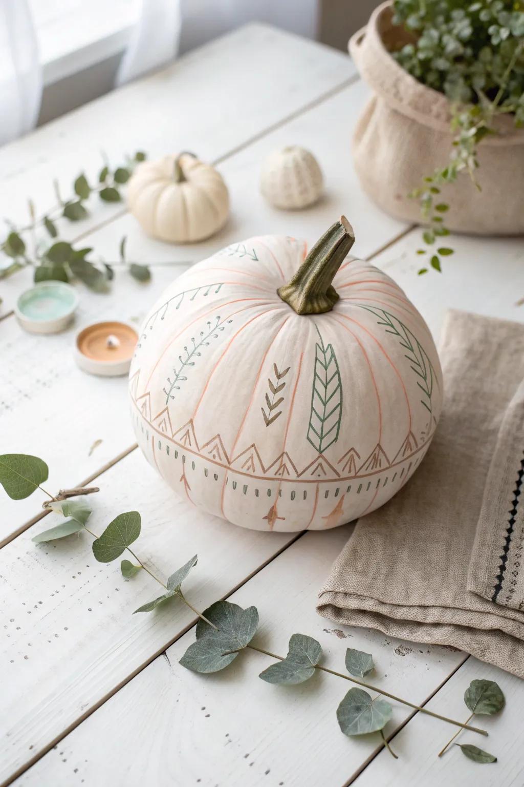 Embrace creativity with these no-carve pumpkin painting ideas for a stress-free and stylish fall décor!