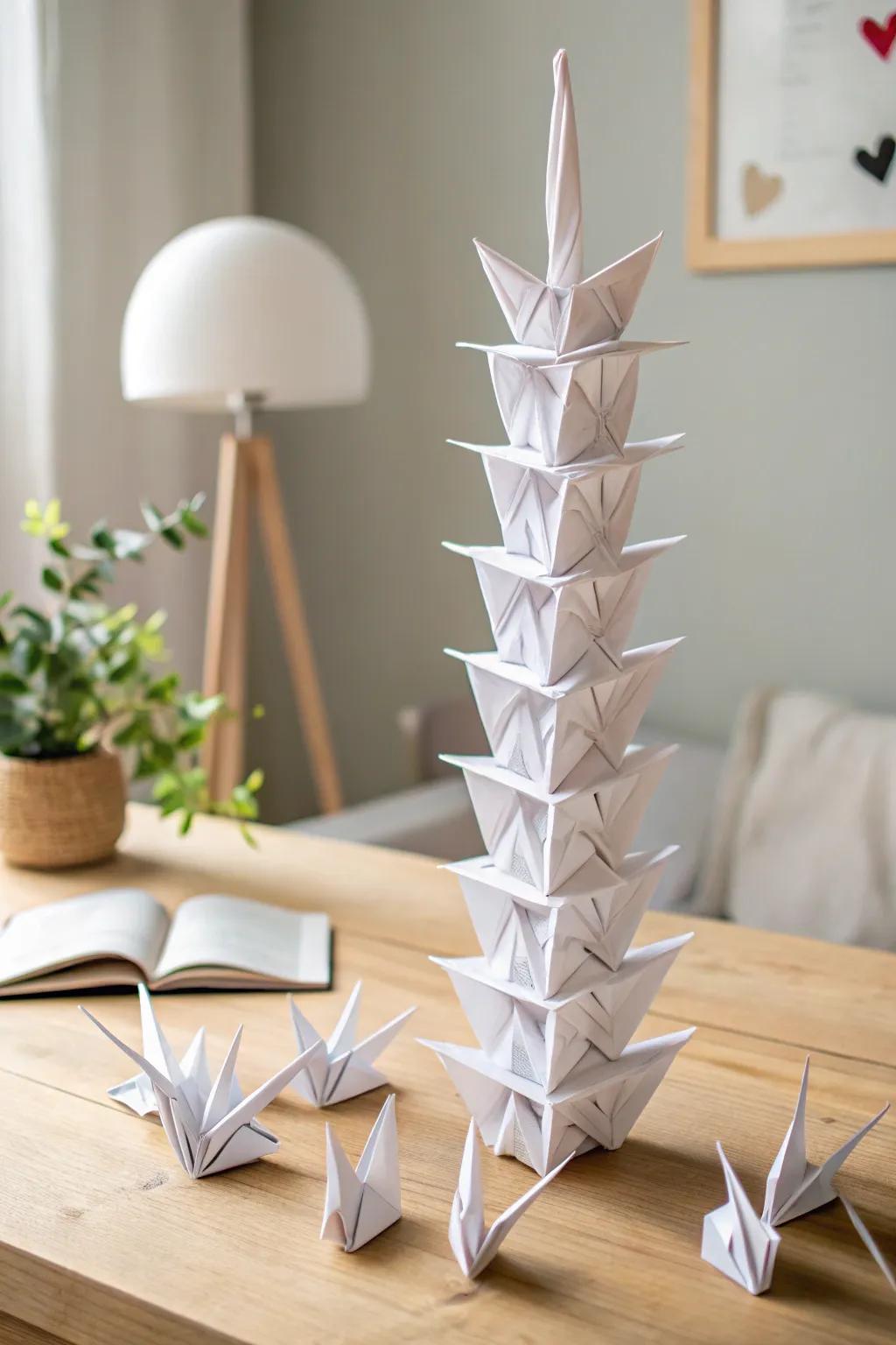 Explore origami strength: where loveliness enhances construction.