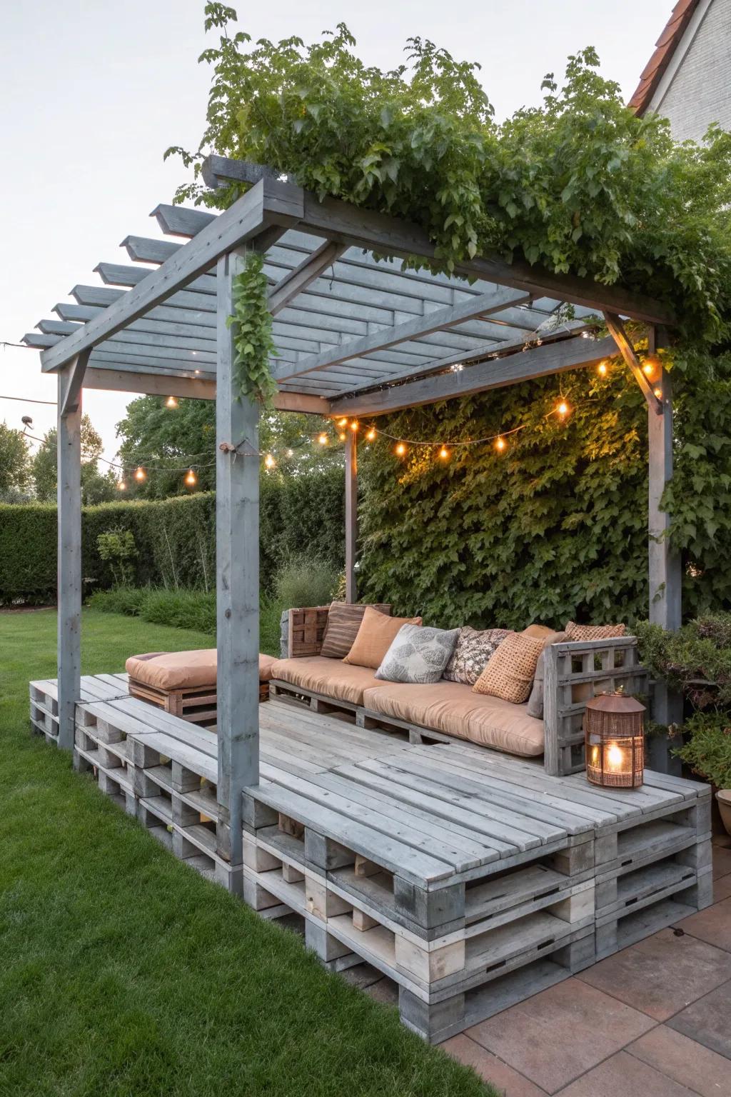 Transform your garden into a Pergola Paradise with stylish skid foundations.