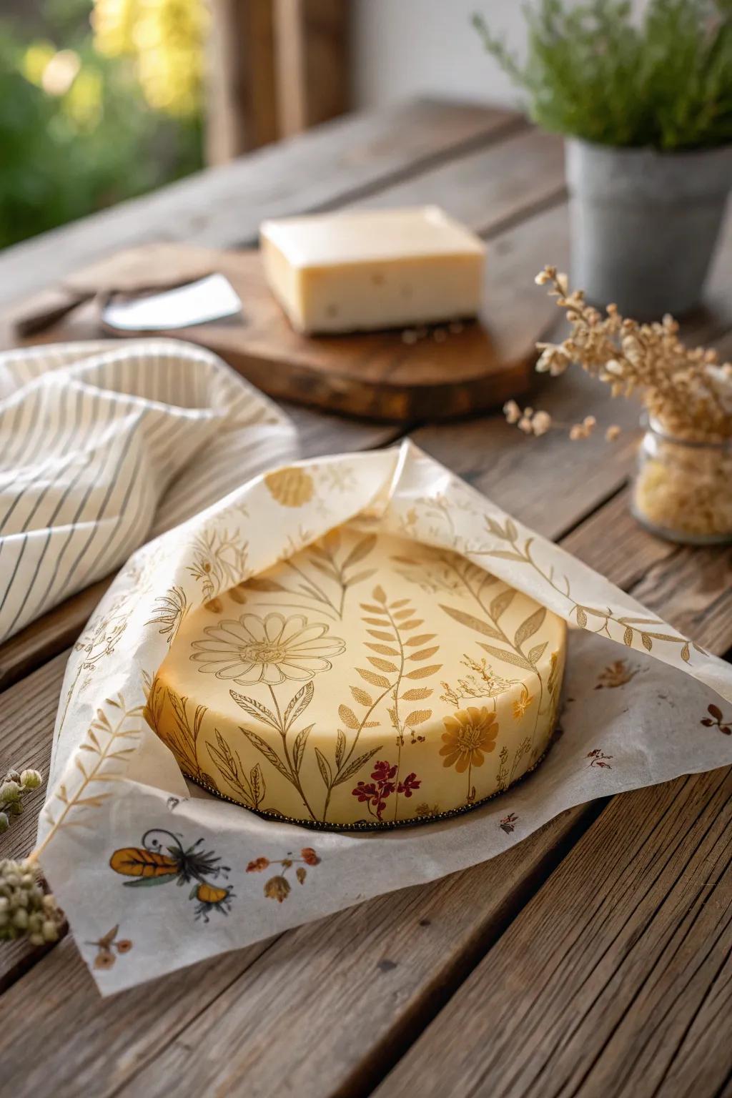 Adopt Eco-Elegance: Enhance your culinary space with handcrafted preservation textiles.