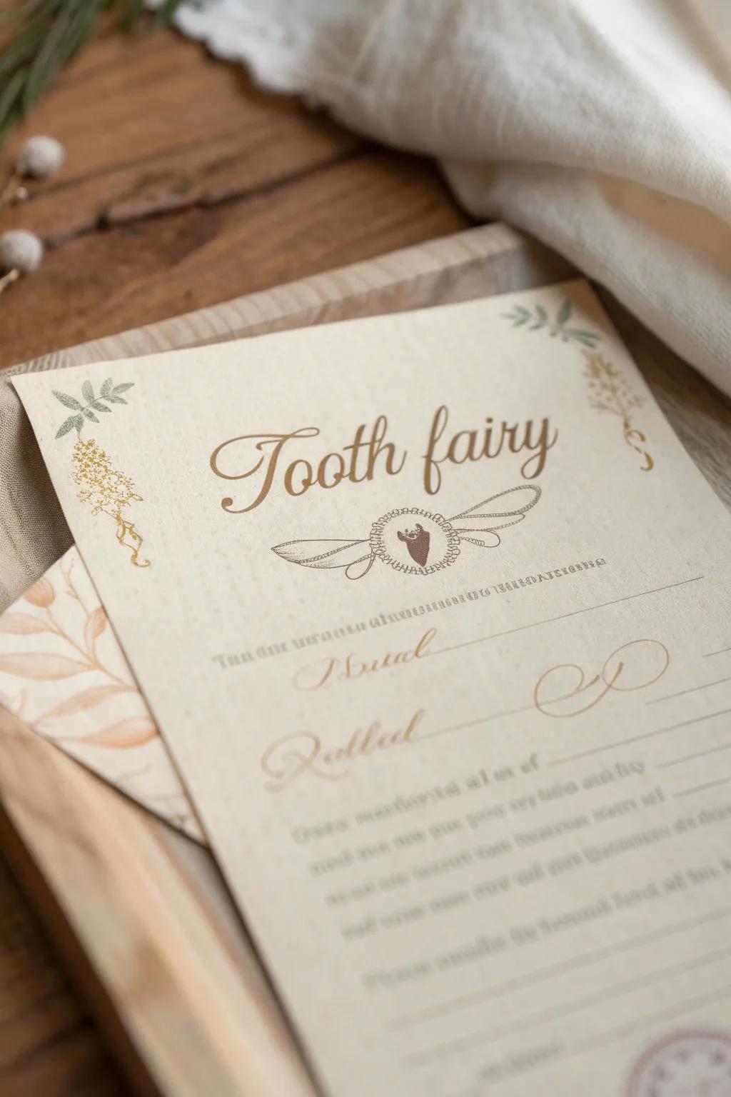 Capture the enchantment through a bespoke Tooth Guardian voucher, wherein simplicity converges with enchantment.