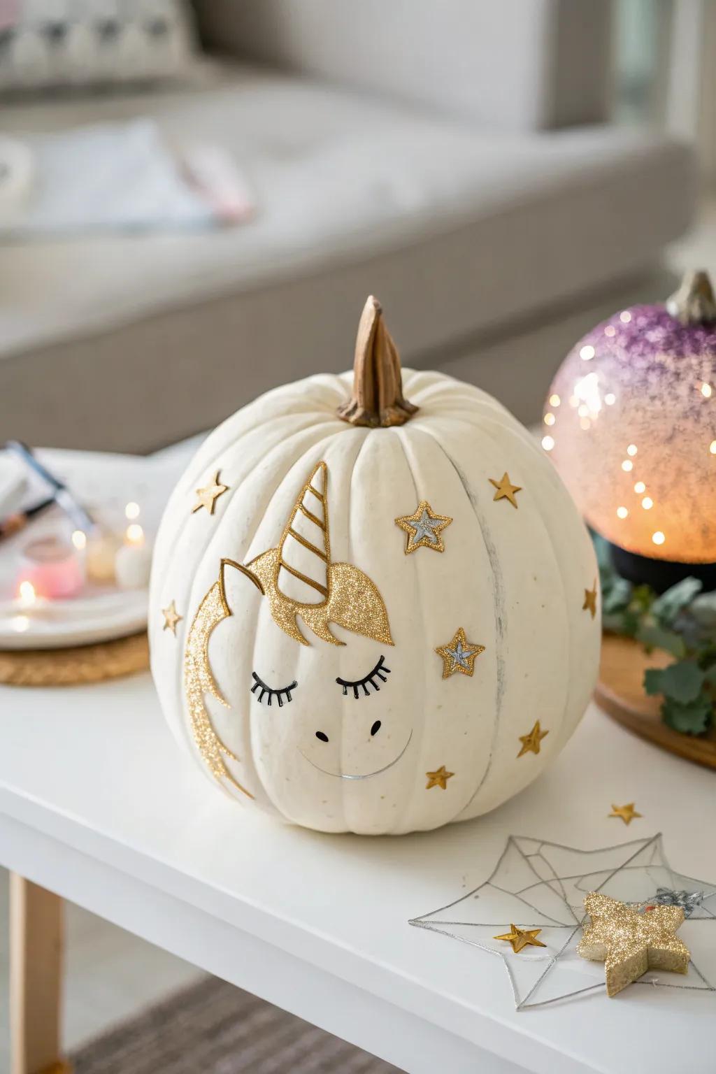 Construct a dreamy starlit night with this captivating equine lantern, ideal for introducing a hint of enchantment to your autumnal decorations.