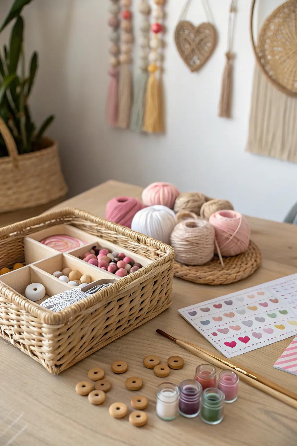 Unleash creativity this Valentine's Day with a charming craft kit for the little ones.