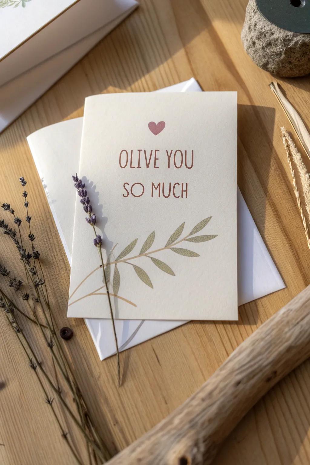 Infuse a dash of whimsicality into your Valentine's Day through an amusing card that allures and charms.