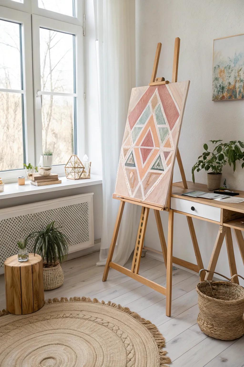 Unleash your creativity with abstract gem art - where hues transform into your personal enigma.