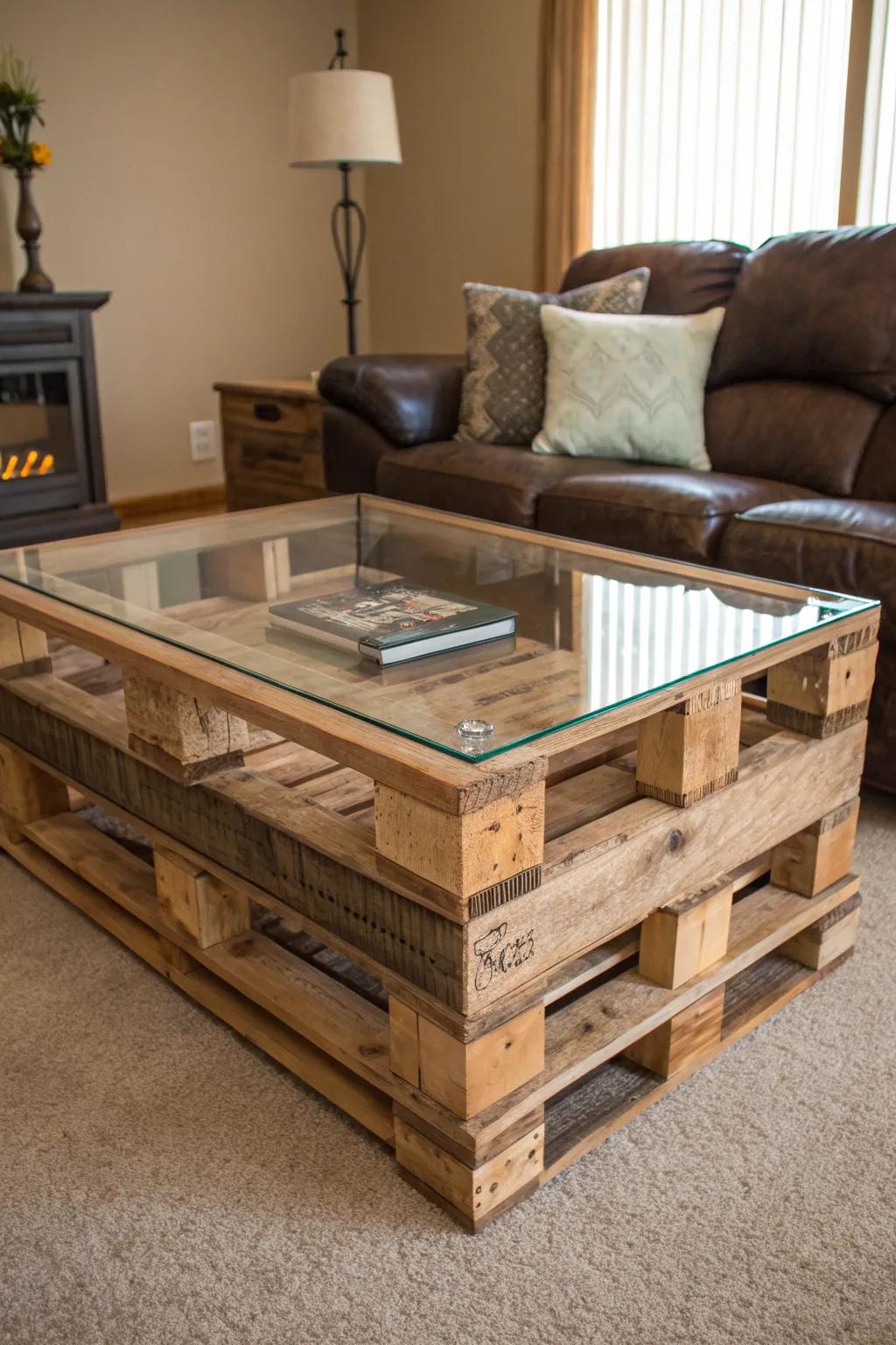 Revamp your area with a chic pallet coffee centerpiece – countryside allure encounters present-day elegance.