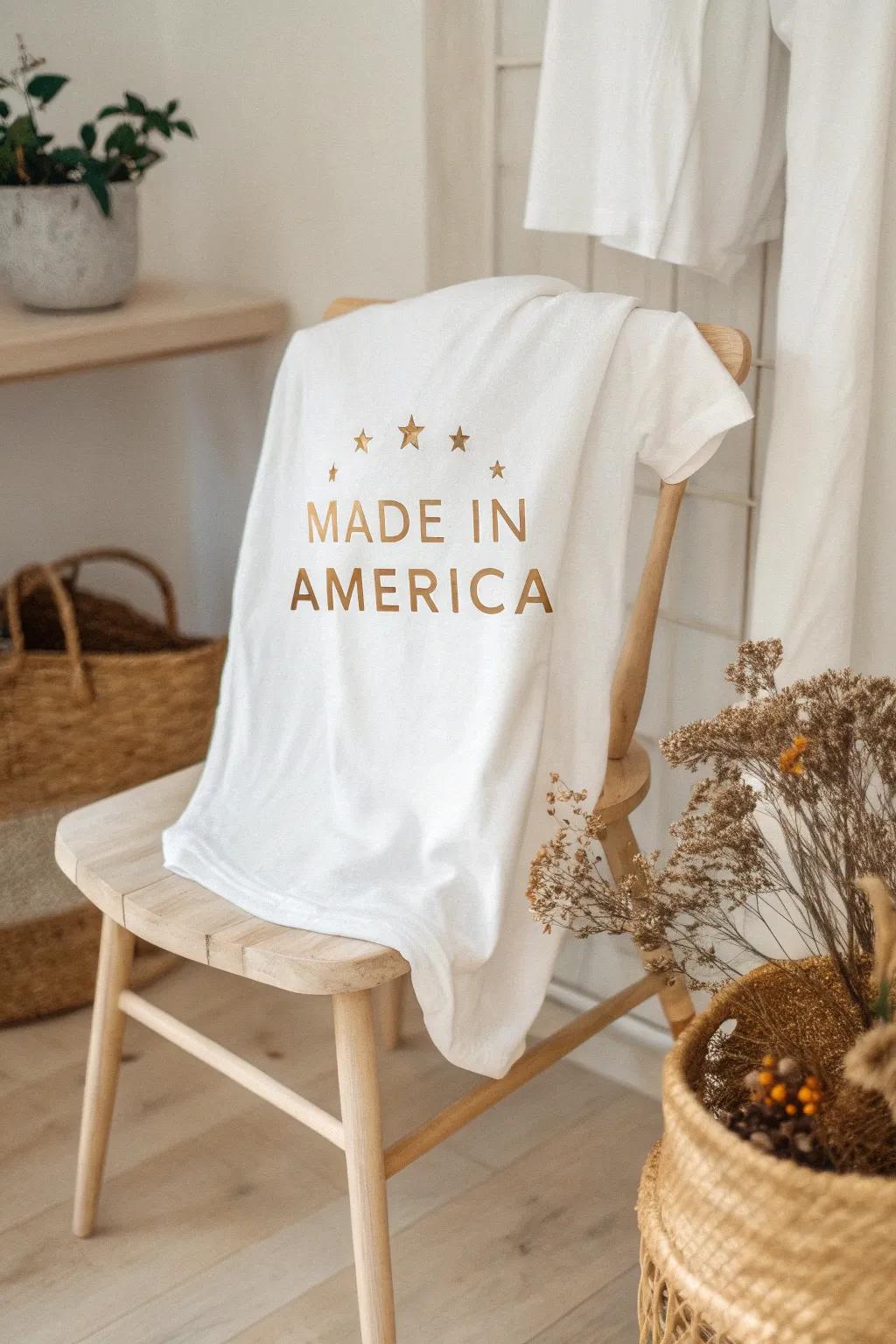 Commemorate simplicity and flair with a 'Crafted in America' shirt, impeccable for complementing with your preferred denim.