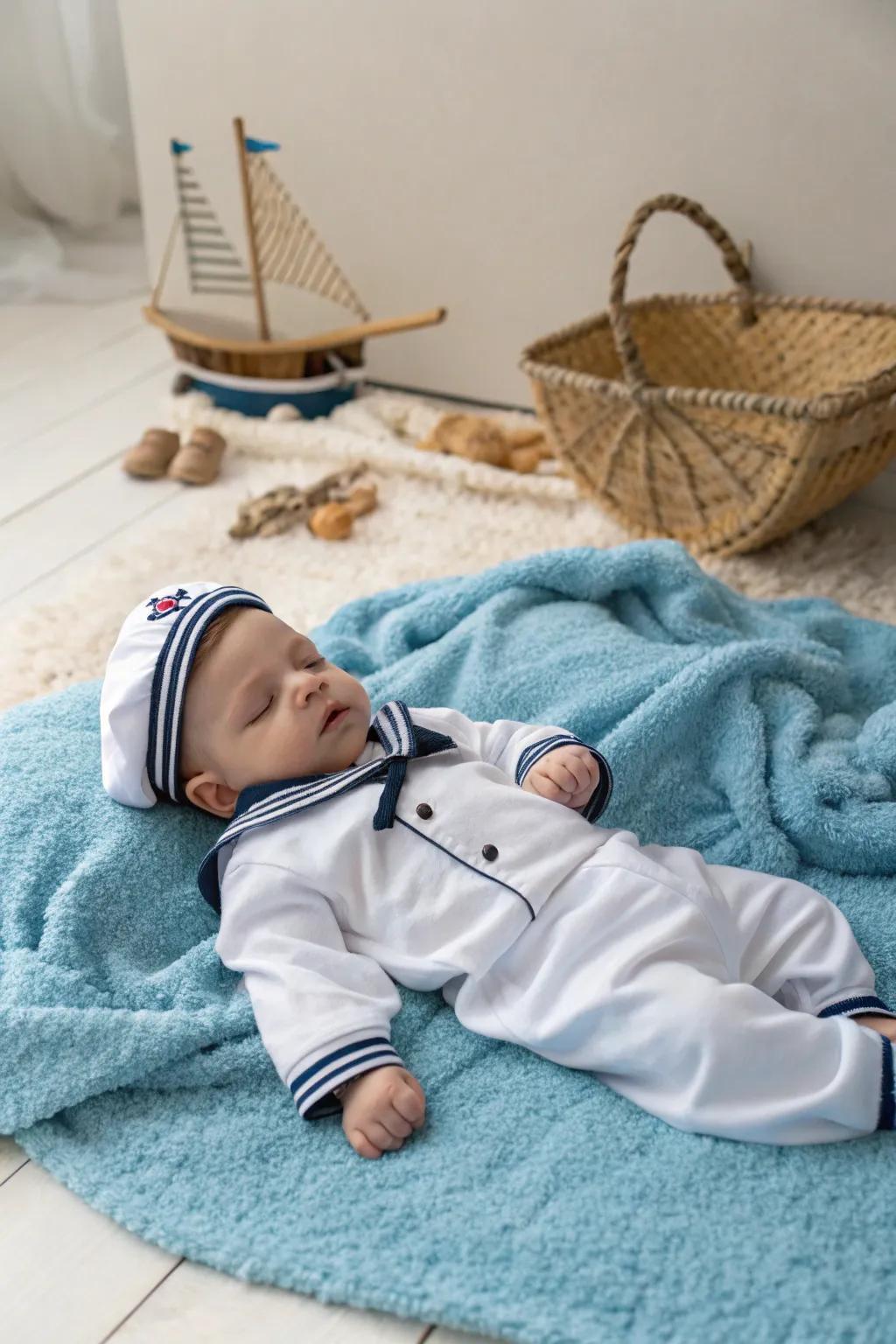 Navigating toward serene slumbers: A maritime escapade at home.