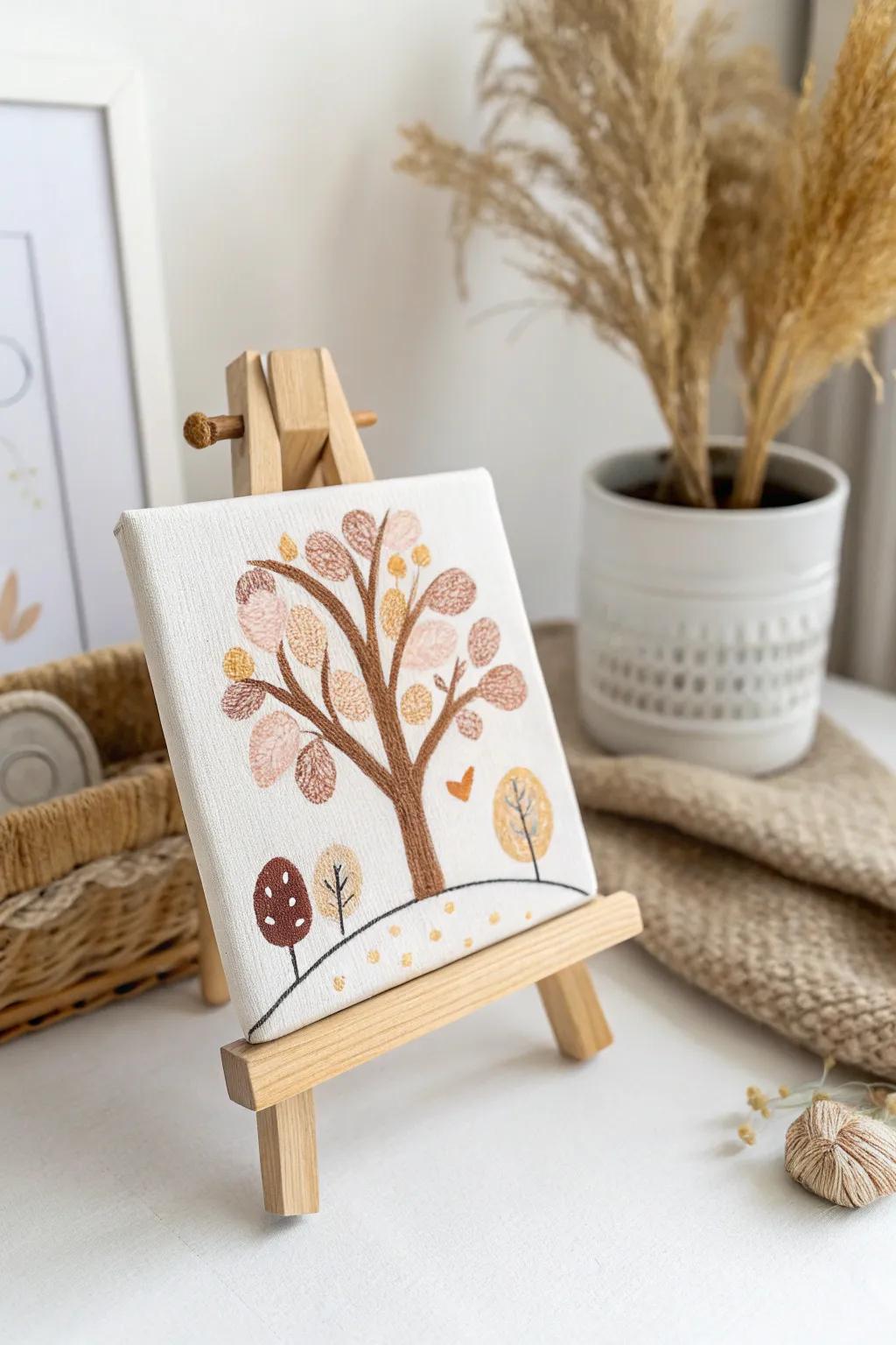 Inspire young artists with simple, beautiful canvas creations. 🌿✨ #ArtForKids #MinimalistDesign