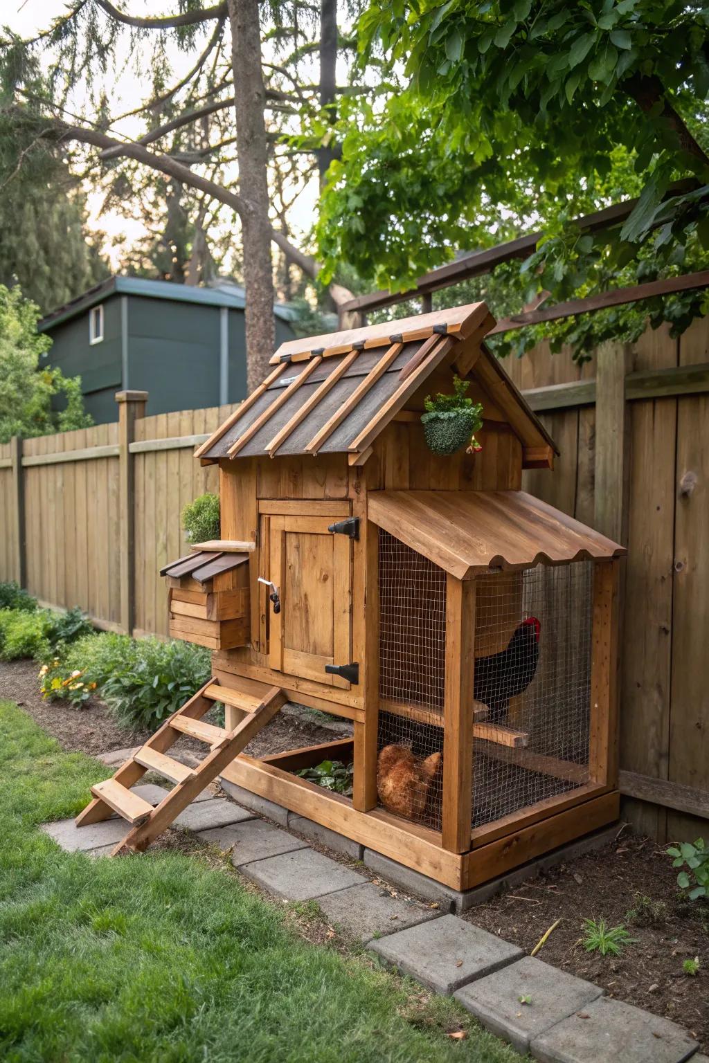 Elevate your external perching area with craftsmanship that merges nature and safety.