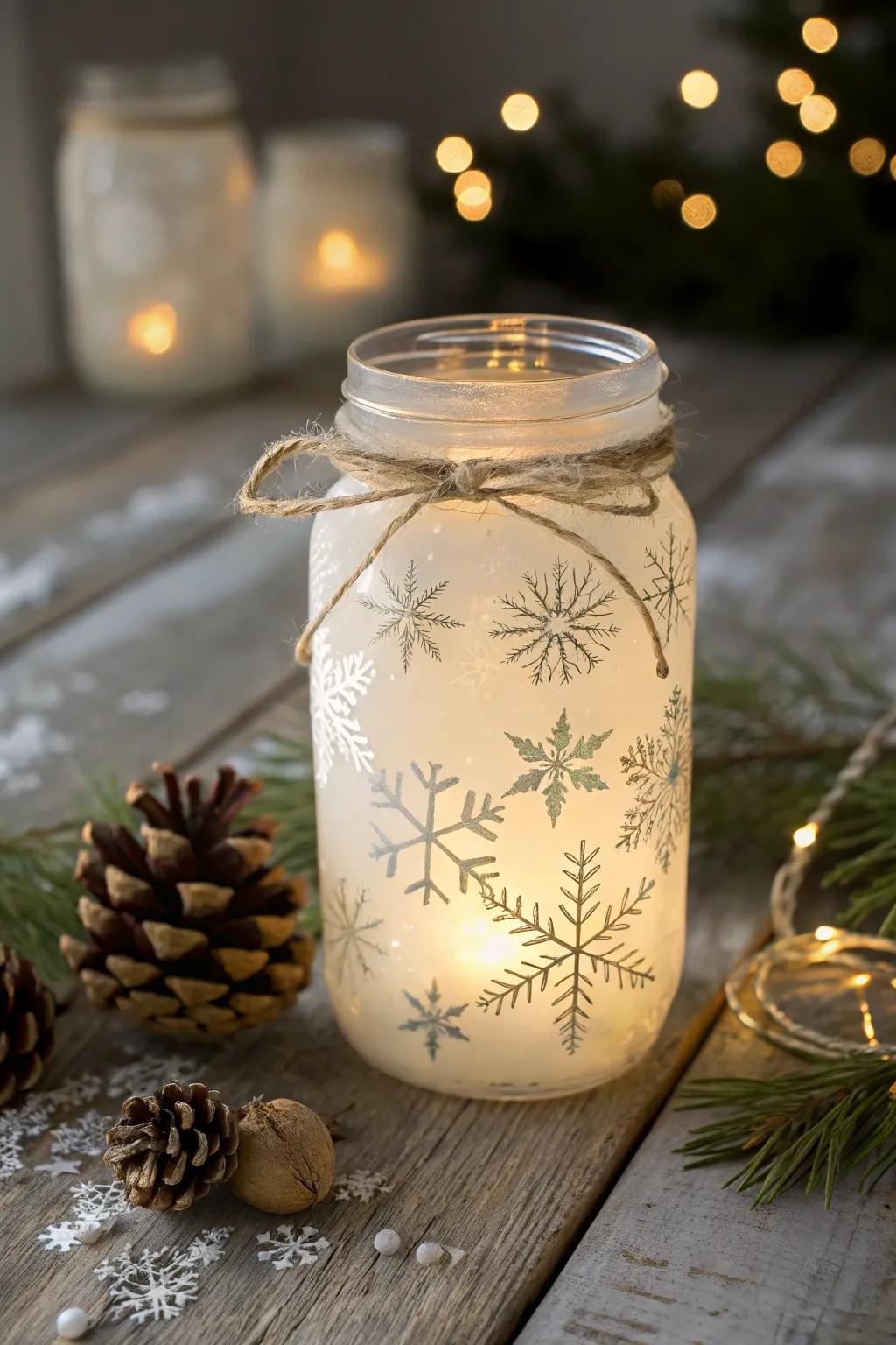 With eco-friendly elegance, you may illuminate your holiday season. 🌿✨ #EcoFriendlyDecor #ChristmasCrafts