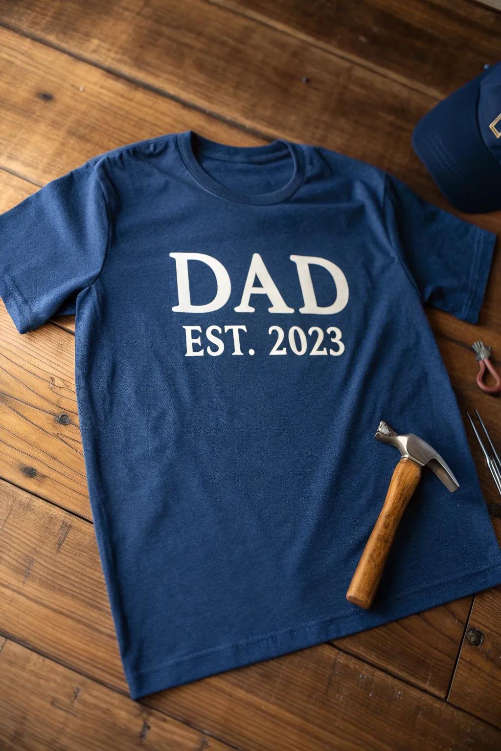 Celebrate his initial foray into fatherhood with style and sentiment.