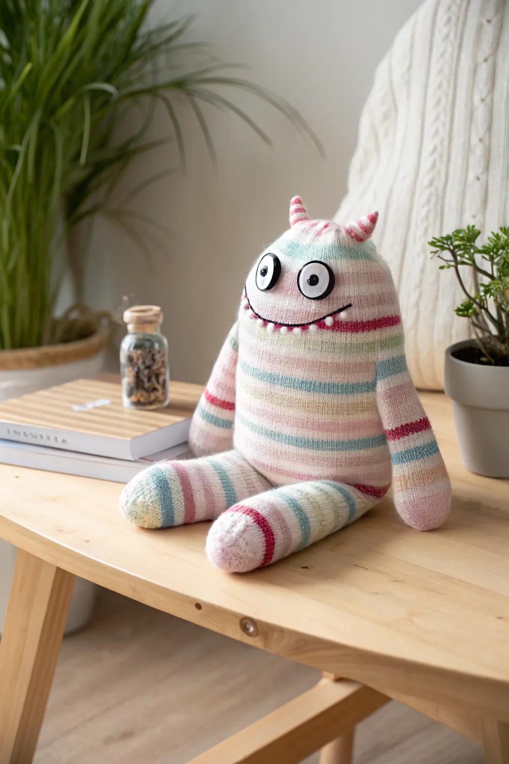 Transform your solitary hosiery into lovable hosiery creatures, injecting a spirited nuance of handcrafted fascination into your abode!