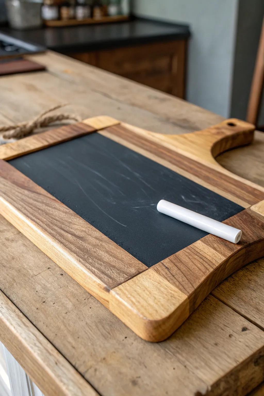 Elevate your culinary exploits with a board that offers twin advantages – blending artistry with utility.