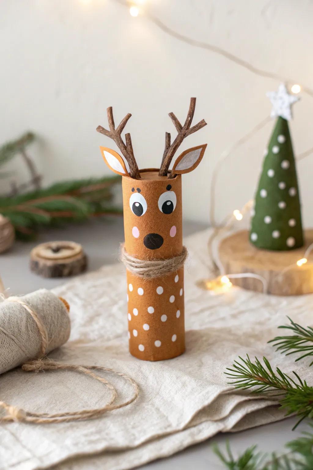 Transmute the mundane into the extraordinary with these charming DIY reindeer ornaments!