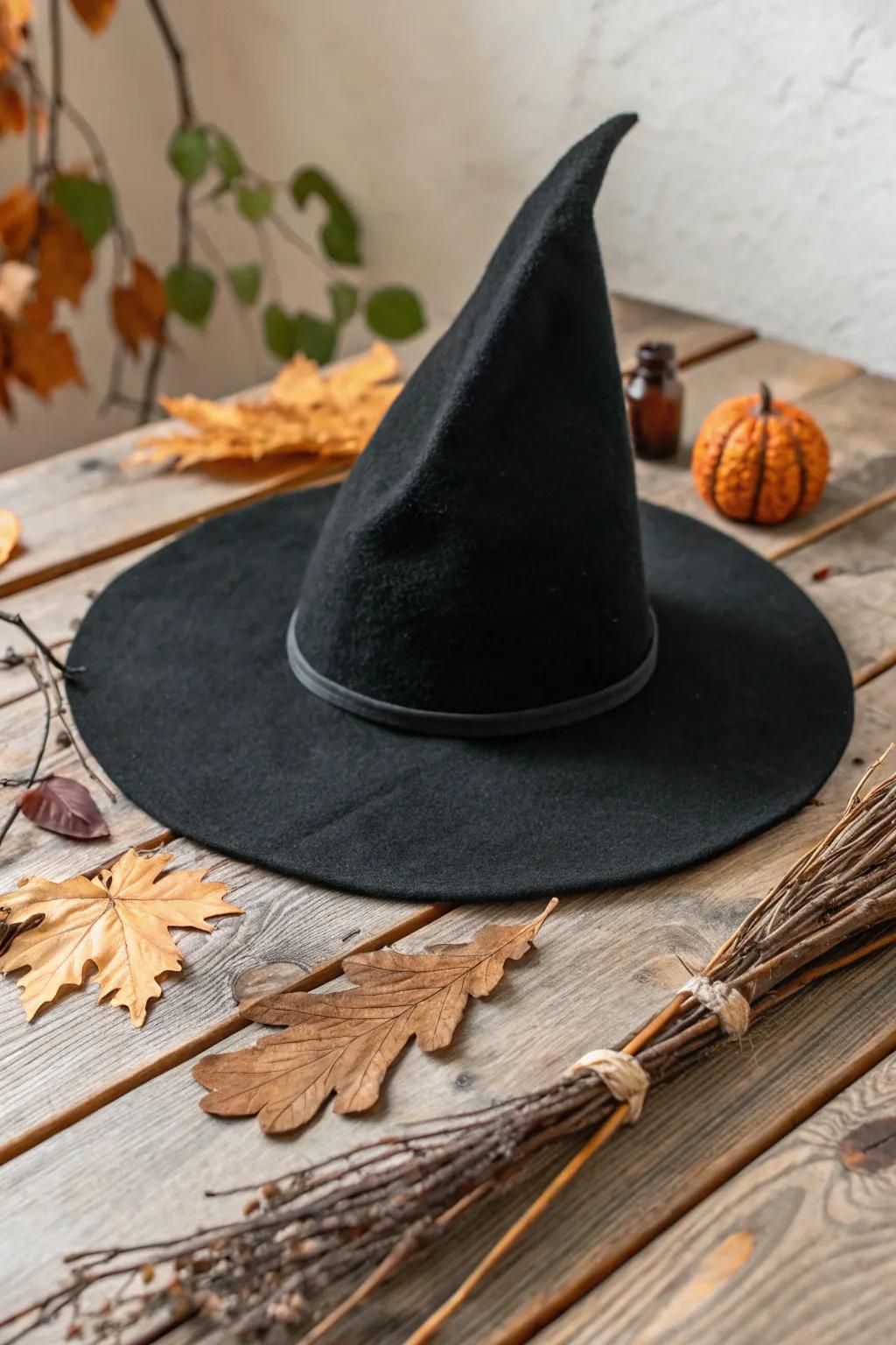 Embrace the charm of simplicity with this handcrafted sorceress headpiece, ideal for a bewitching Halloween appearance.