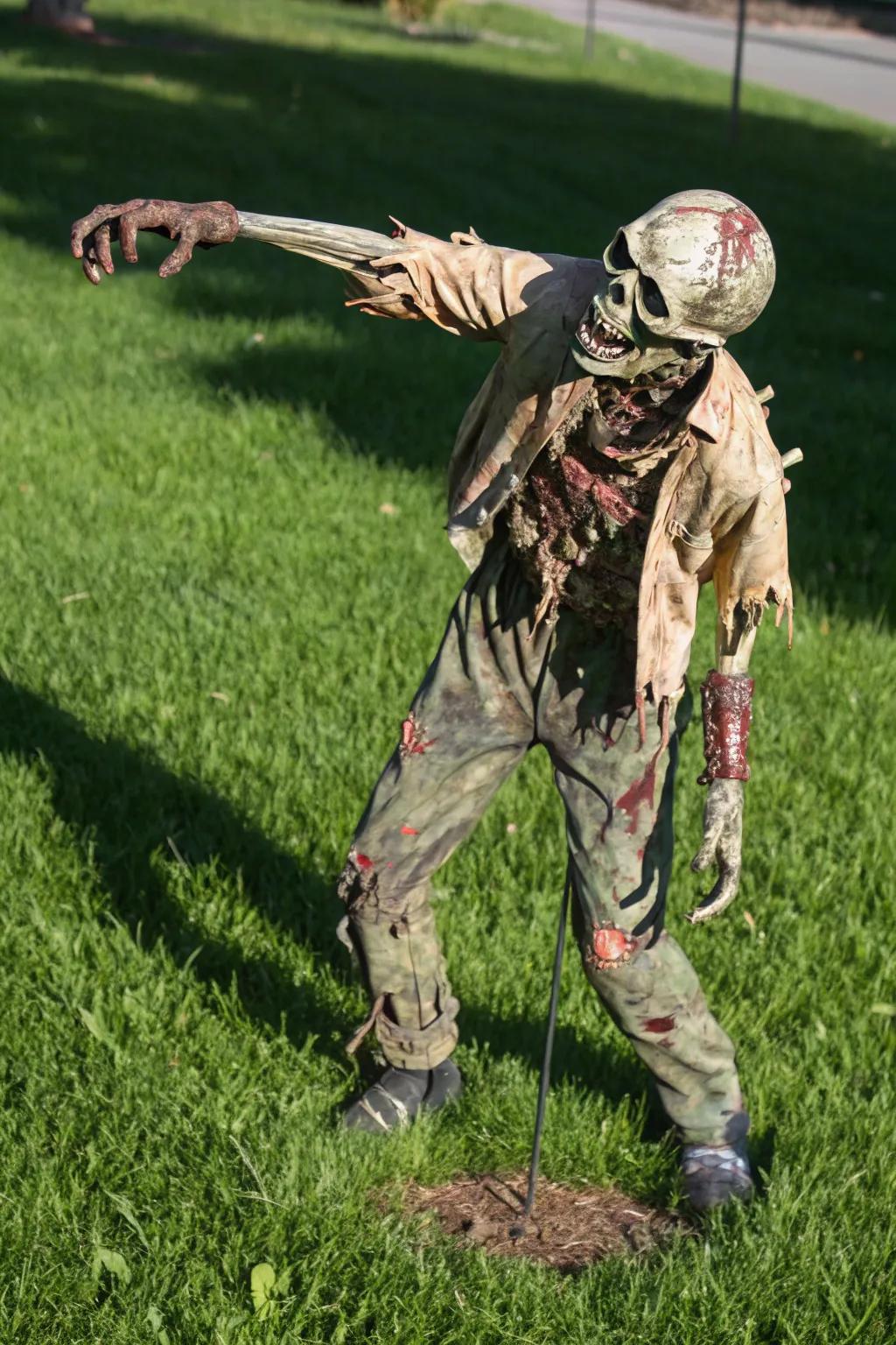 Animate your yard with handcrafted undead lawn figures!