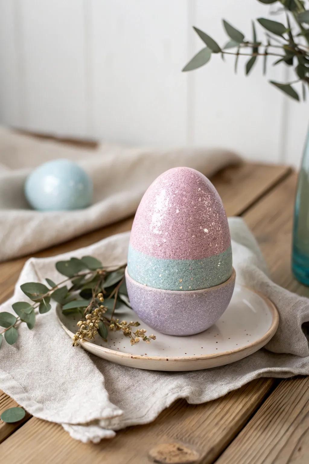 Hydrate elegantly via our eco-conscious glimmering Easter orb mug, bringing a shimmering touch to your festivities!