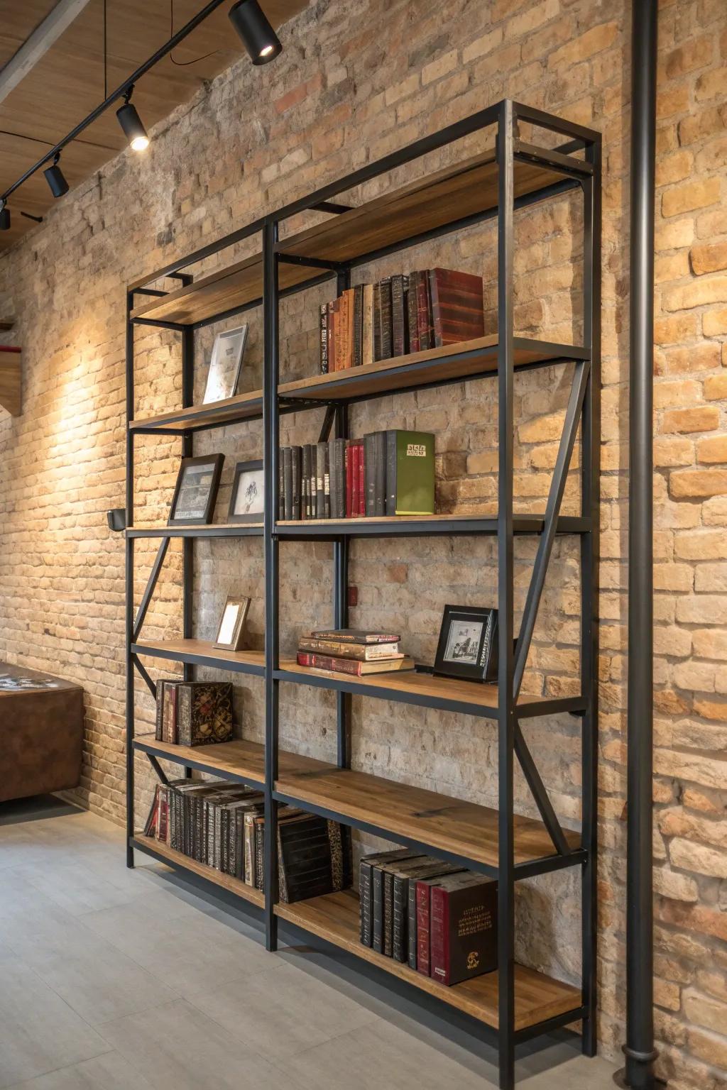 Enhance your space with a crafted masterpiece: the wall-mounted bookcase of your dreams.