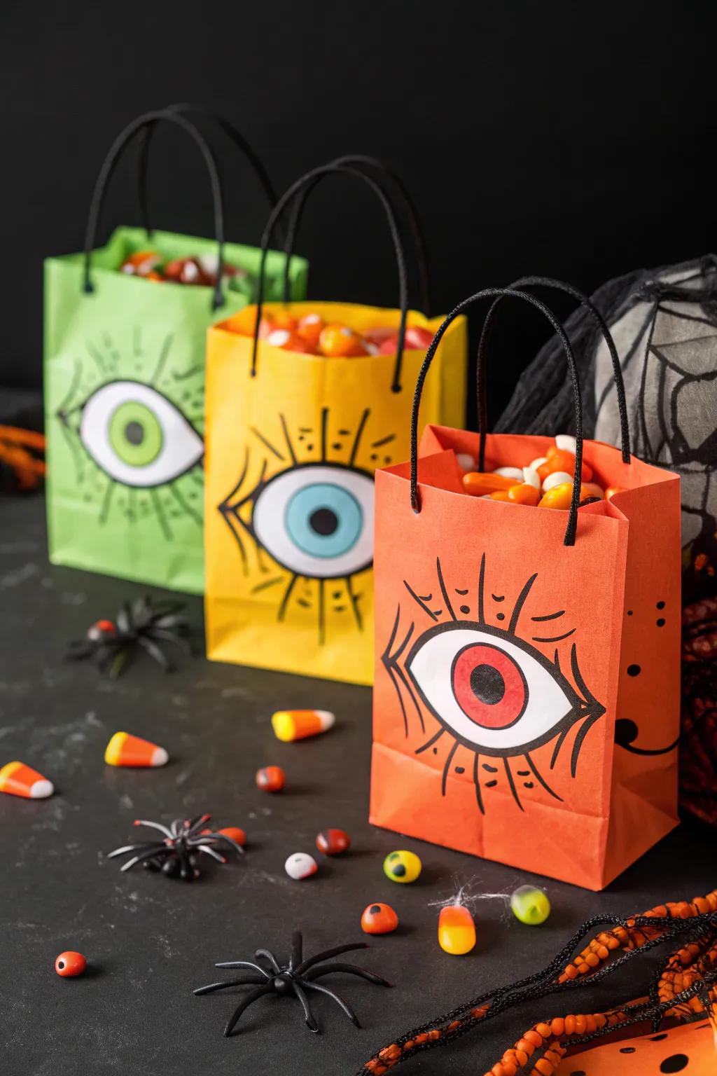 Spook them with orb goodie pouches.