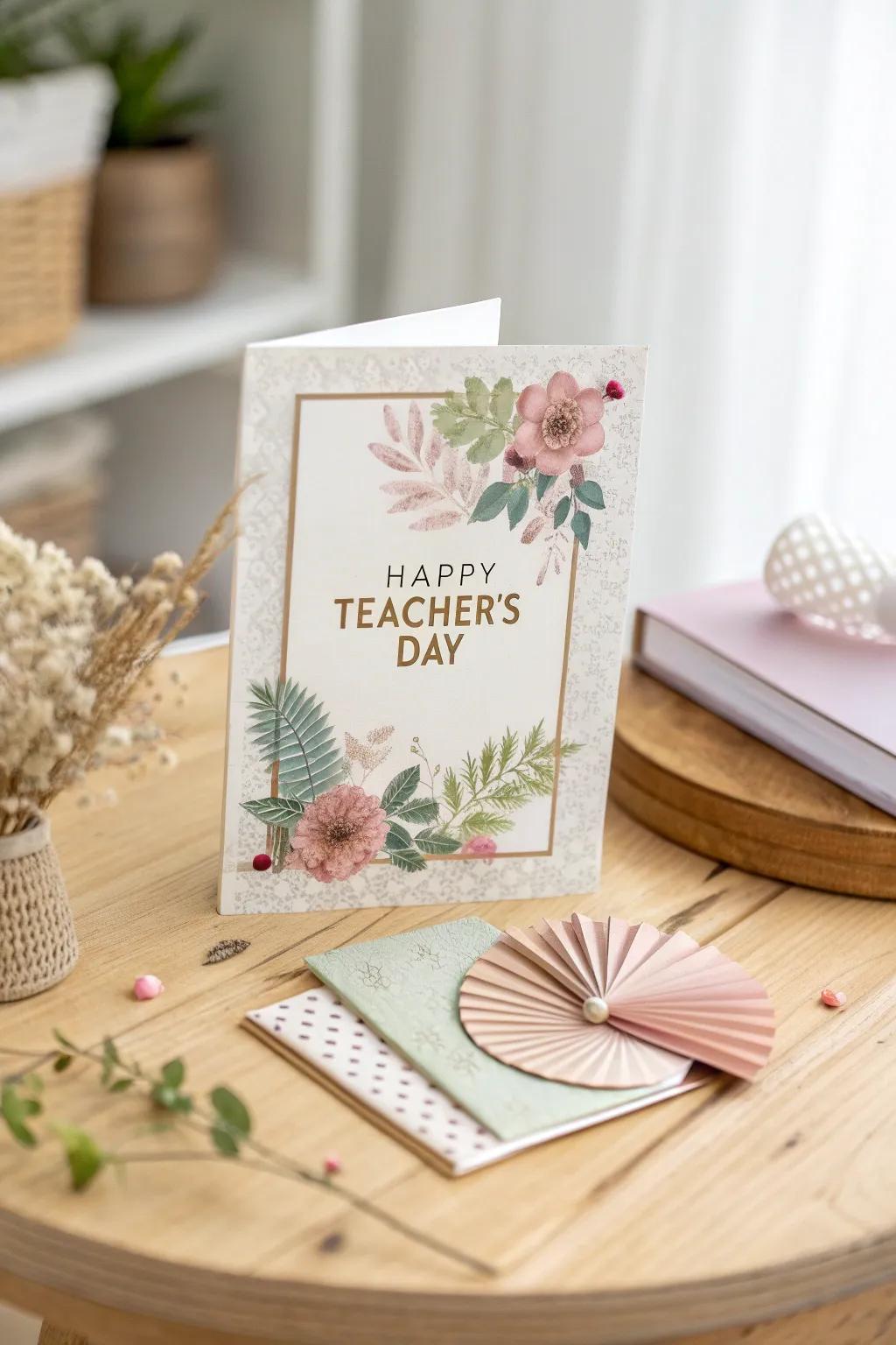 Honor educators with a hint of artistry and warmth. #HappyTeachersDay #HandmadeWithLove